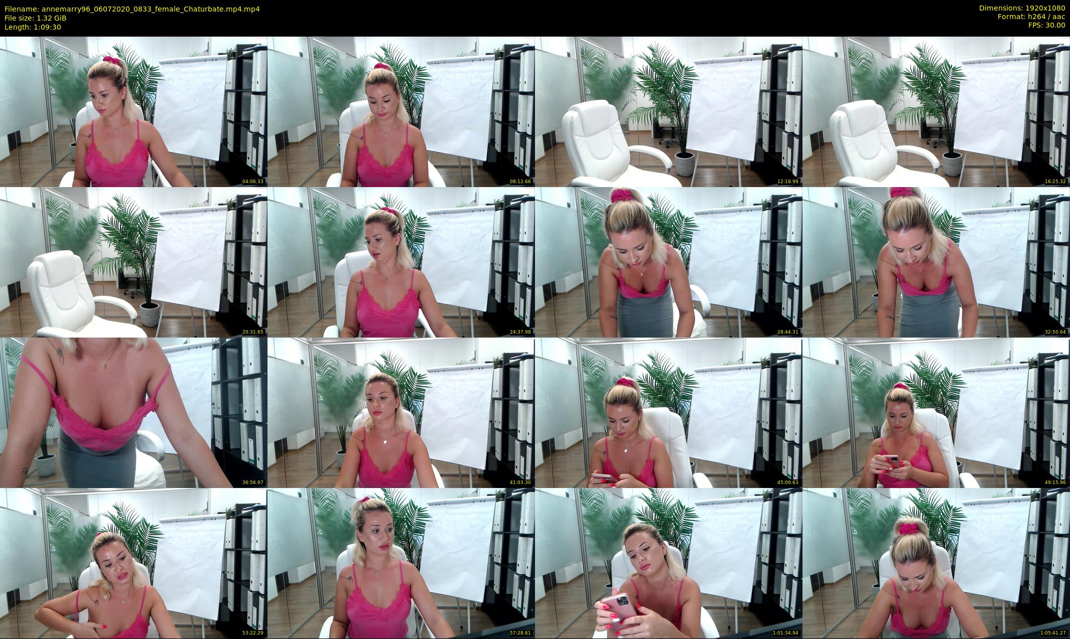 annemarry96 — 70 minute Chaturbate female cam show recording, 1080p, Jul 6, 2020