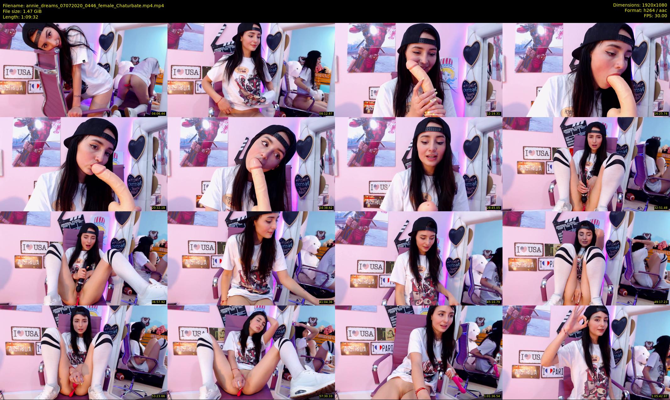 annie_dreams — 70 minute Chaturbate female cam show recording, 1080p, Jul 7, 2020