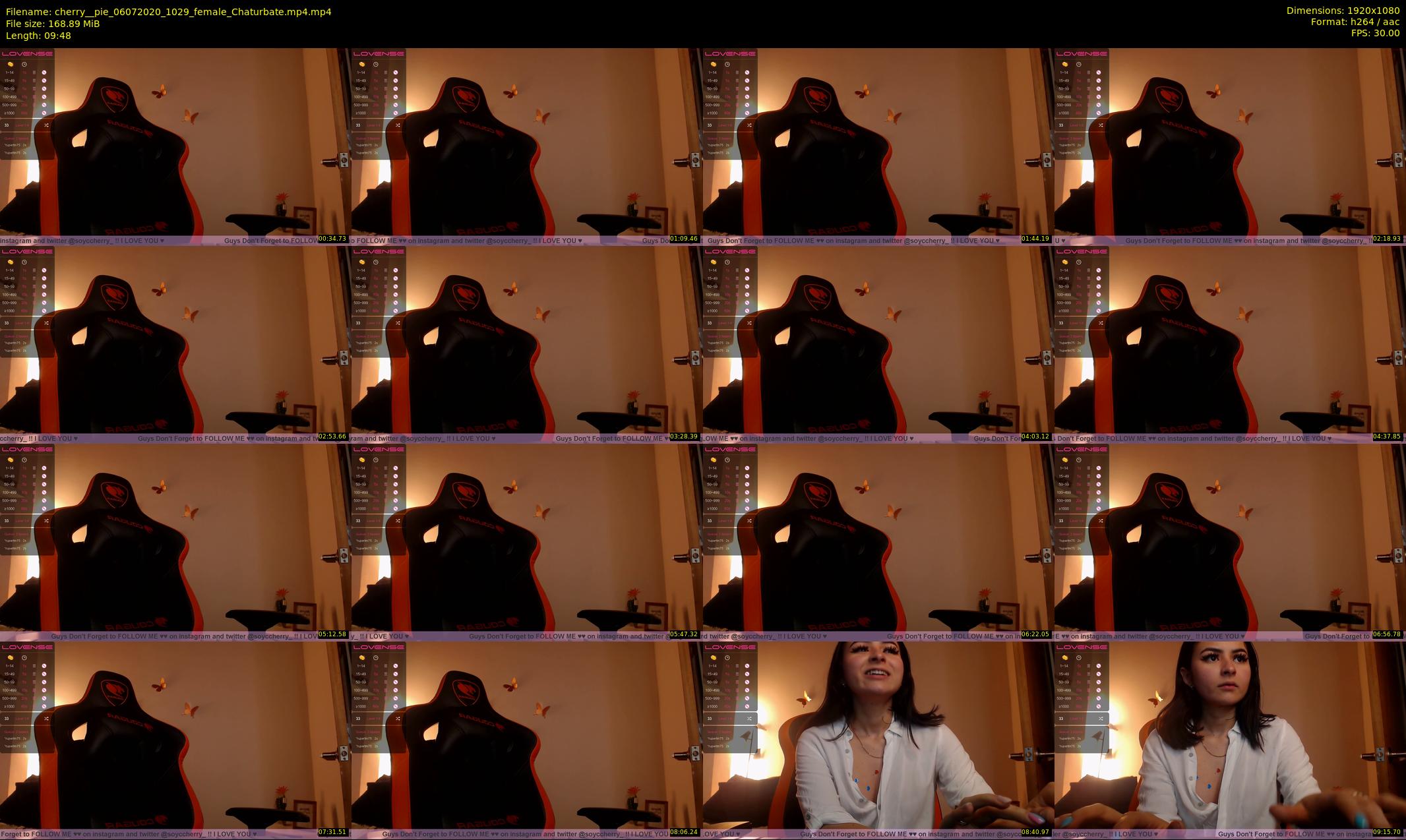 cherry__pie — 10 minute Chaturbate female cam show recording, 1080p, Jul 6, 2020