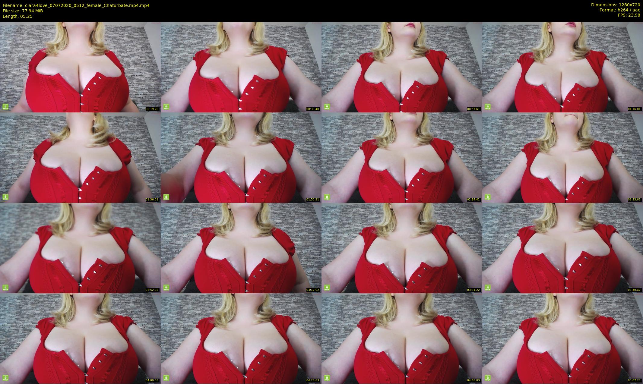 clara4love — 6 minute Chaturbate female cam show recording, 720p, Jul 7, 2020