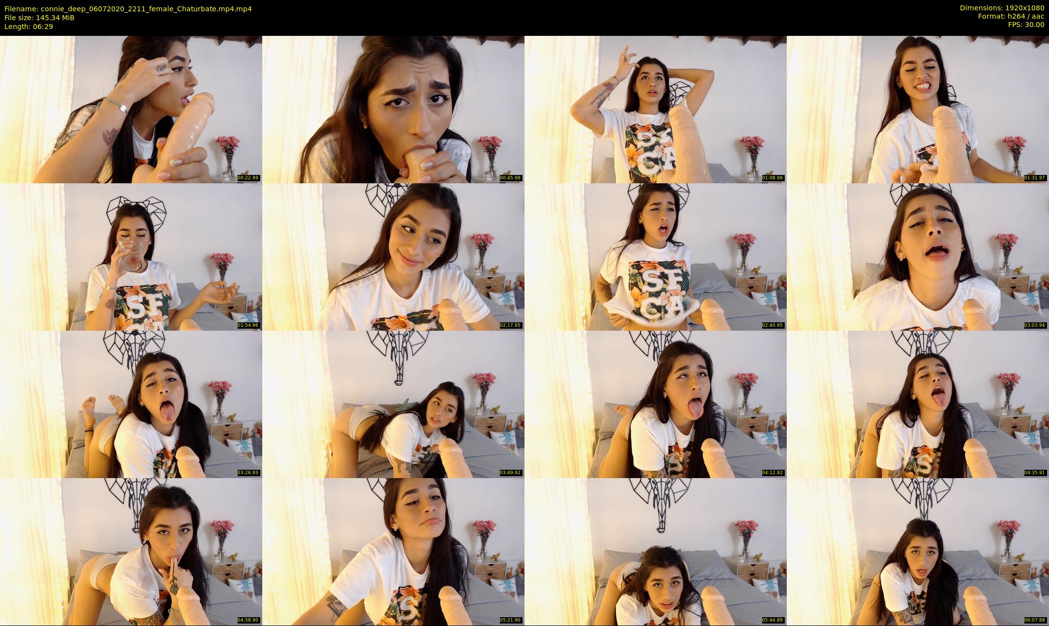 connie_deep — 7 minute Chaturbate female cam show recording, 1080p, Jul 6, 2020