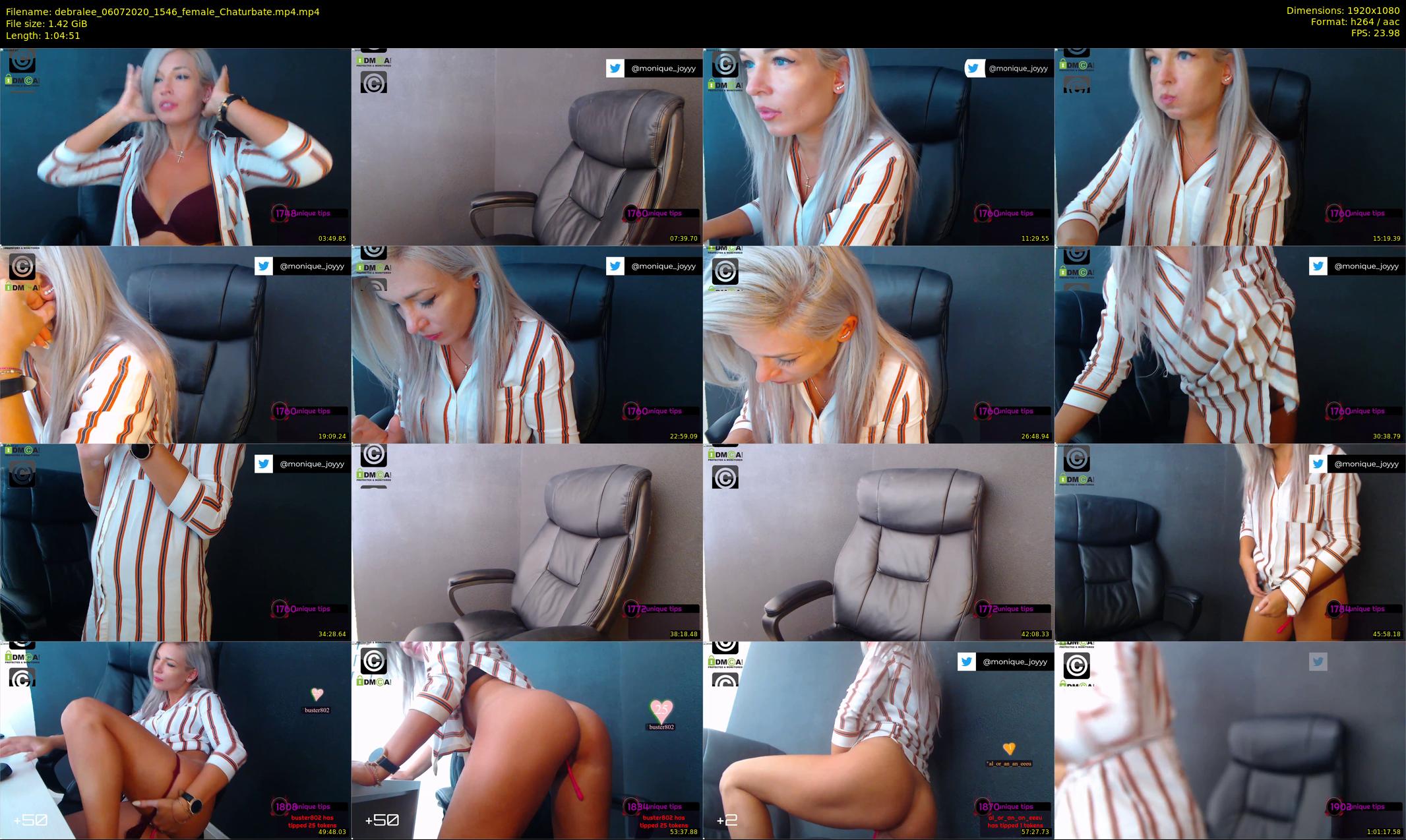 debralee — 65 minute Chaturbate female cam show recording, 1080p, Jul 6, 2020