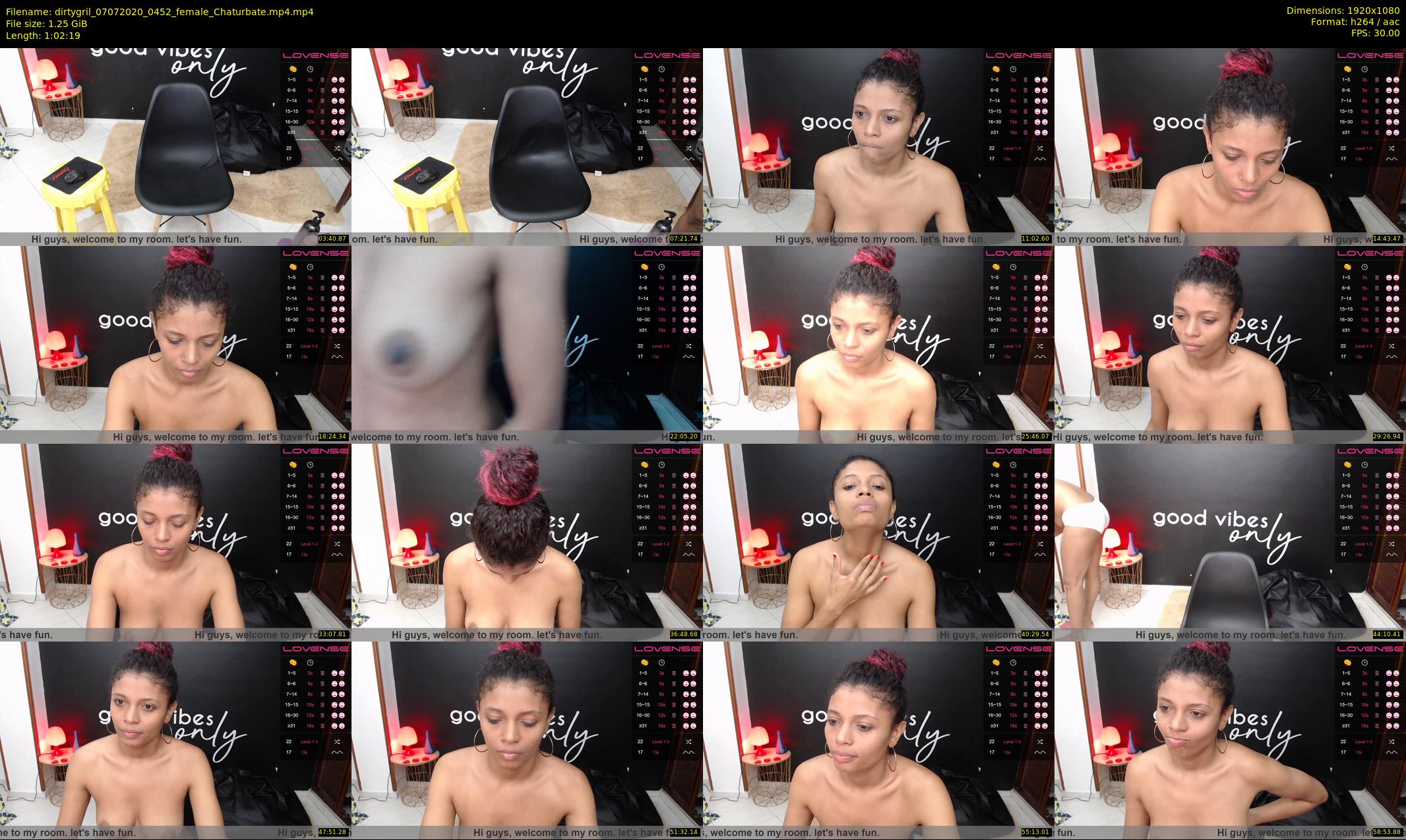 dirtygril — 63 minute Chaturbate female cam show recording, 1080p, Jul 7, 2020