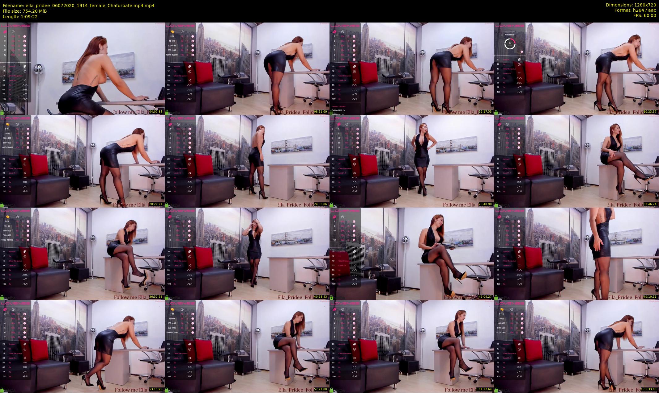 ella_pridee — 70 minute Chaturbate female cam show recording, 720p, Jul 6, 2020