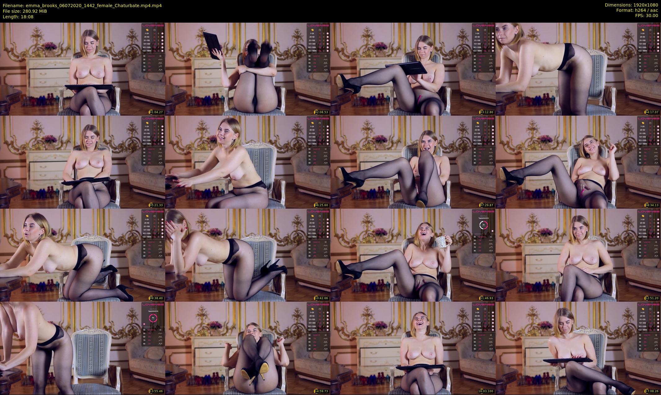 emma_brooks — 19 minute Chaturbate female cam show recording, 1080p, Jul 6, 2020