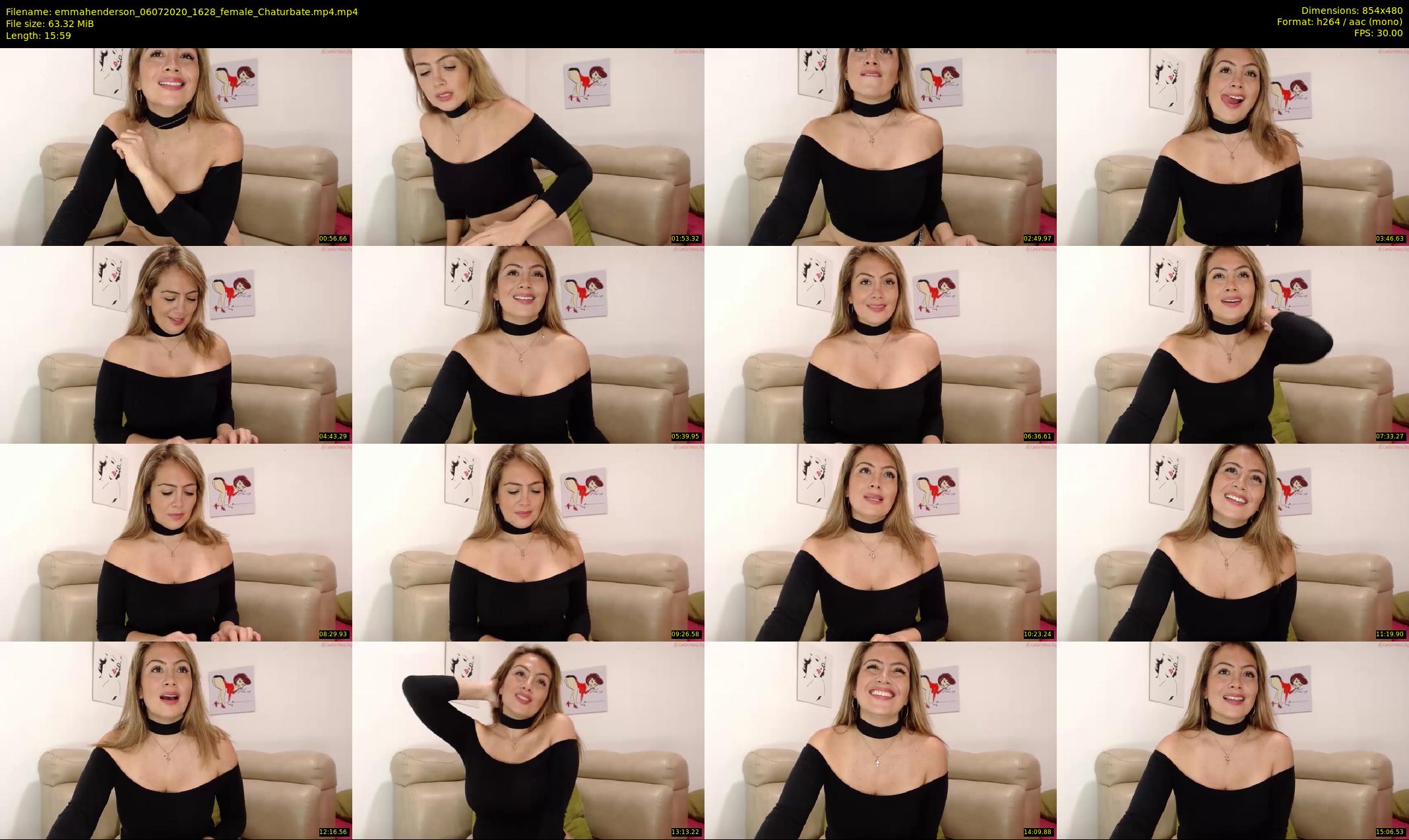 emmahenderson — 16 minute Chaturbate female cam show recording, 480p, Jul 6, 2020