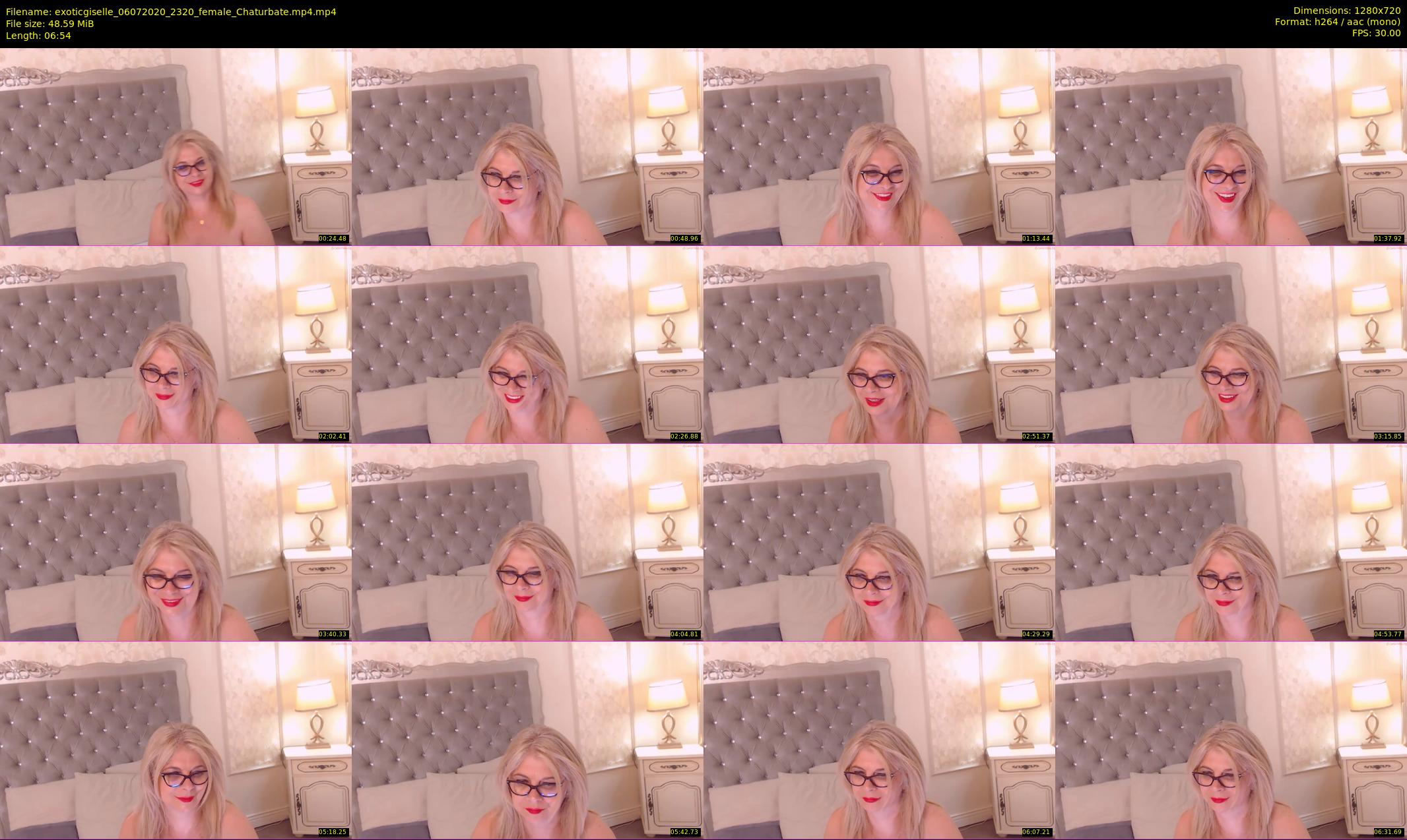 exoticgiselle — 7 minute Chaturbate female cam show recording, 720p, Jul 6, 2020