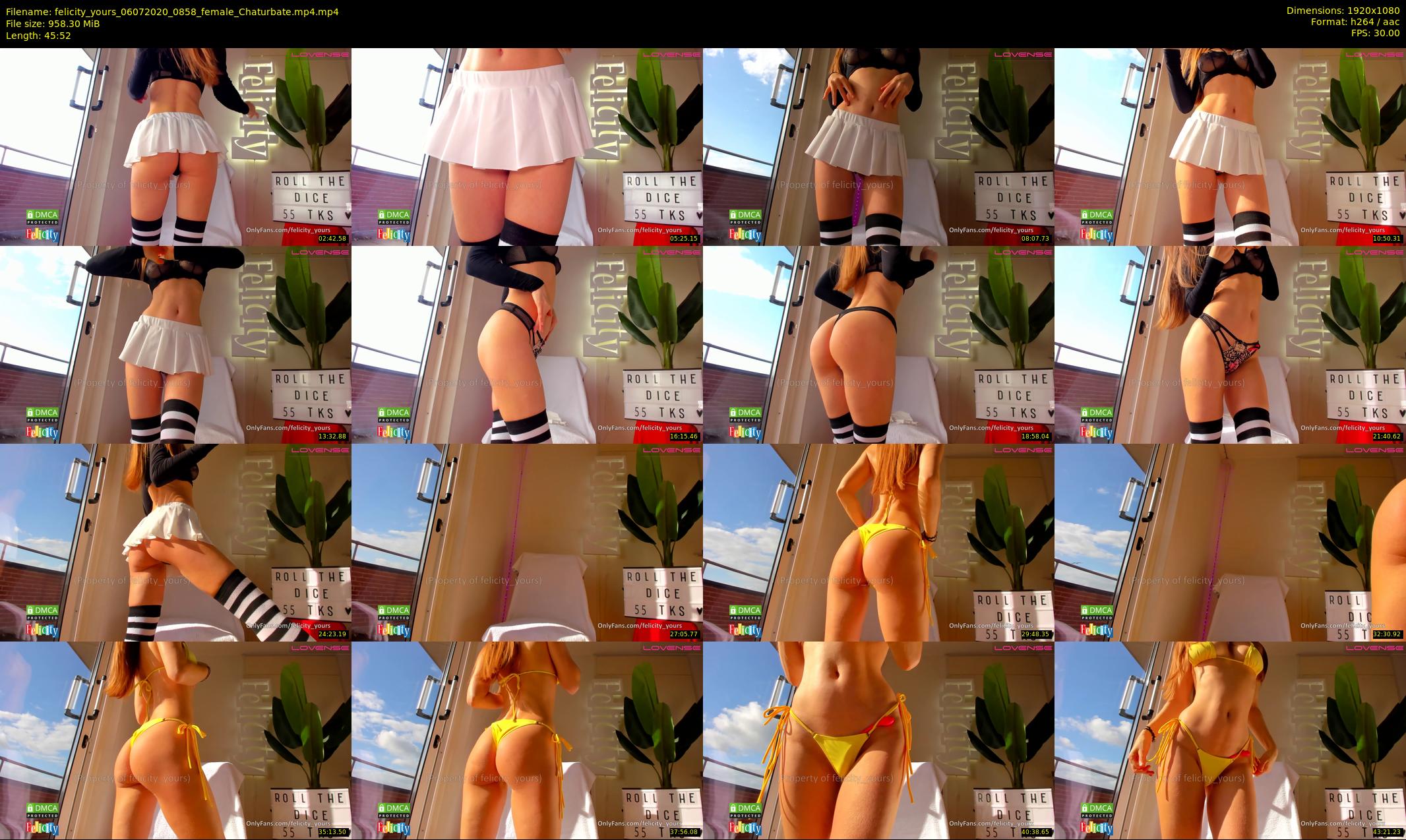 felicity_yours — 46 minute Chaturbate female cam show recording, 1080p, Jul 6, 2020