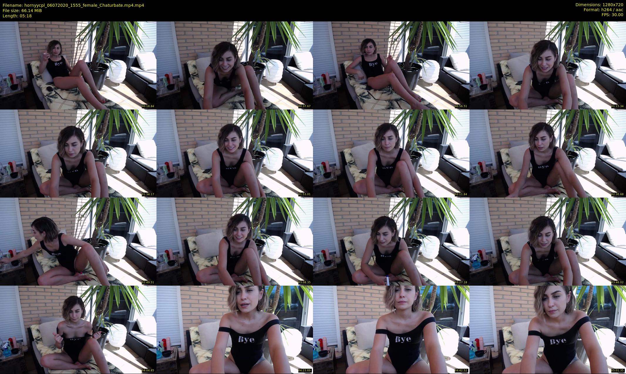 hornyycpl — 6 minute Chaturbate couple cam show recording, 720p, Jul 6, 2020