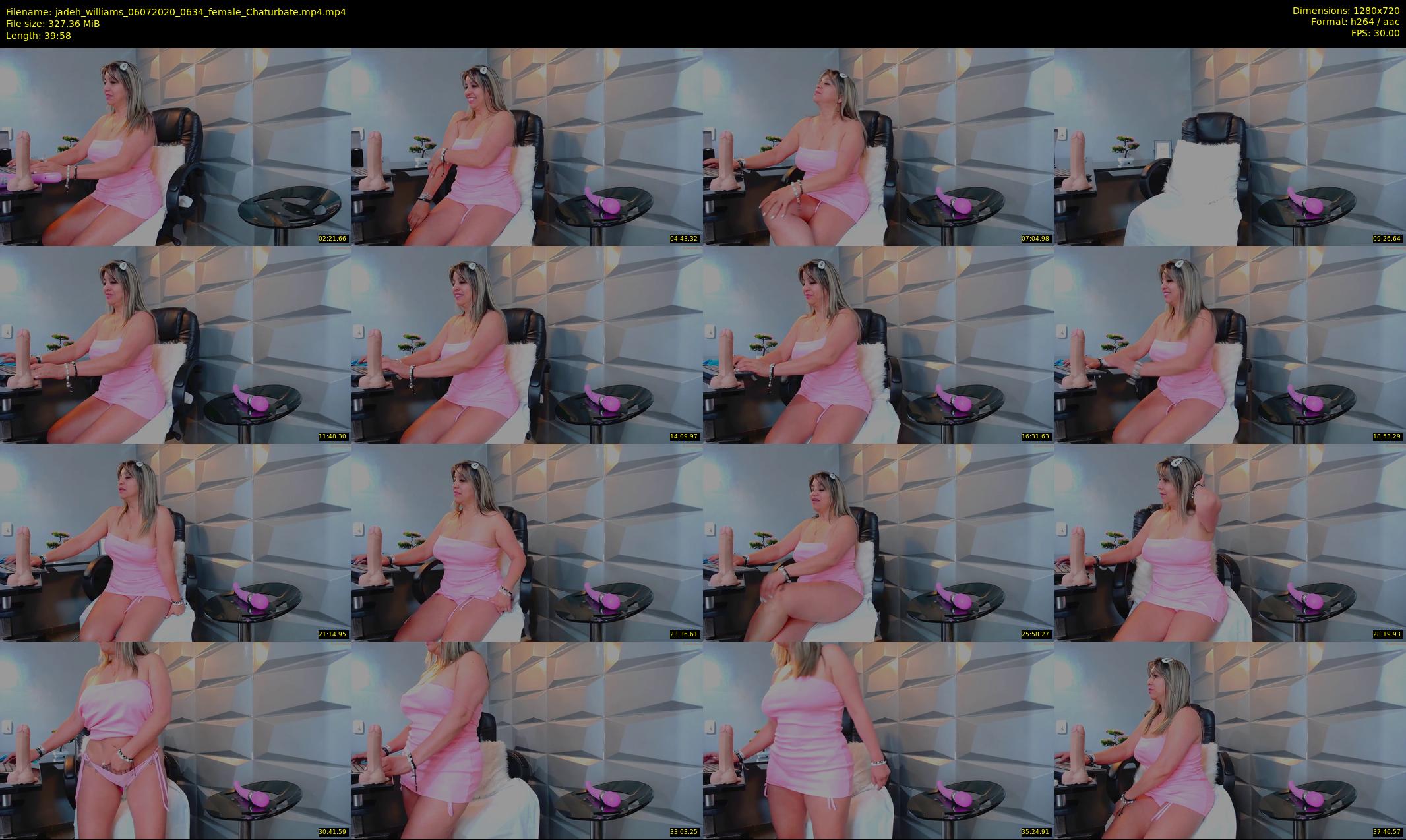 jadeh_williams — 40 minute Chaturbate female cam show recording, 720p, Jul 6, 2020