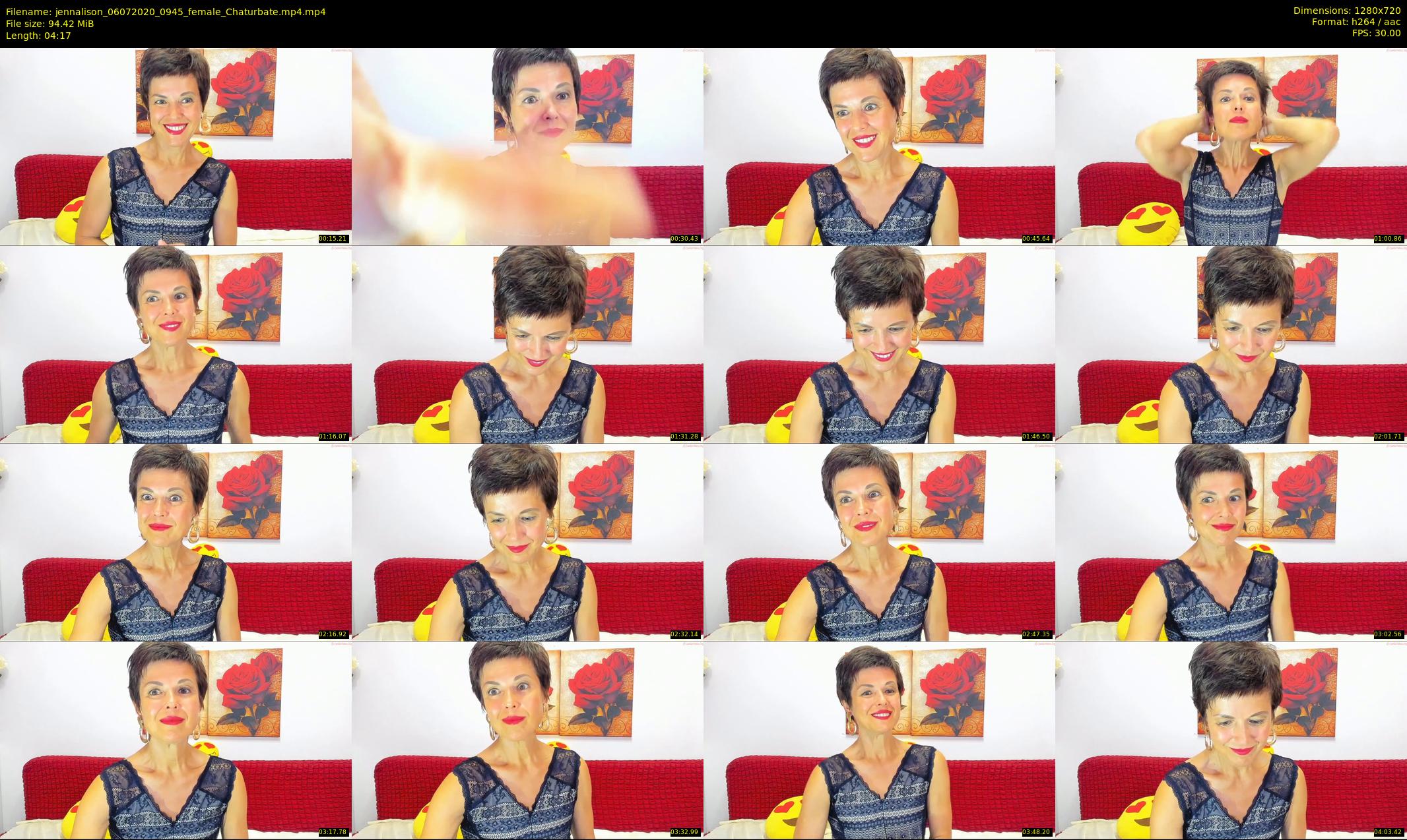 jennalison — 5 minute Chaturbate female cam show recording, 720p, Jul 6, 2020