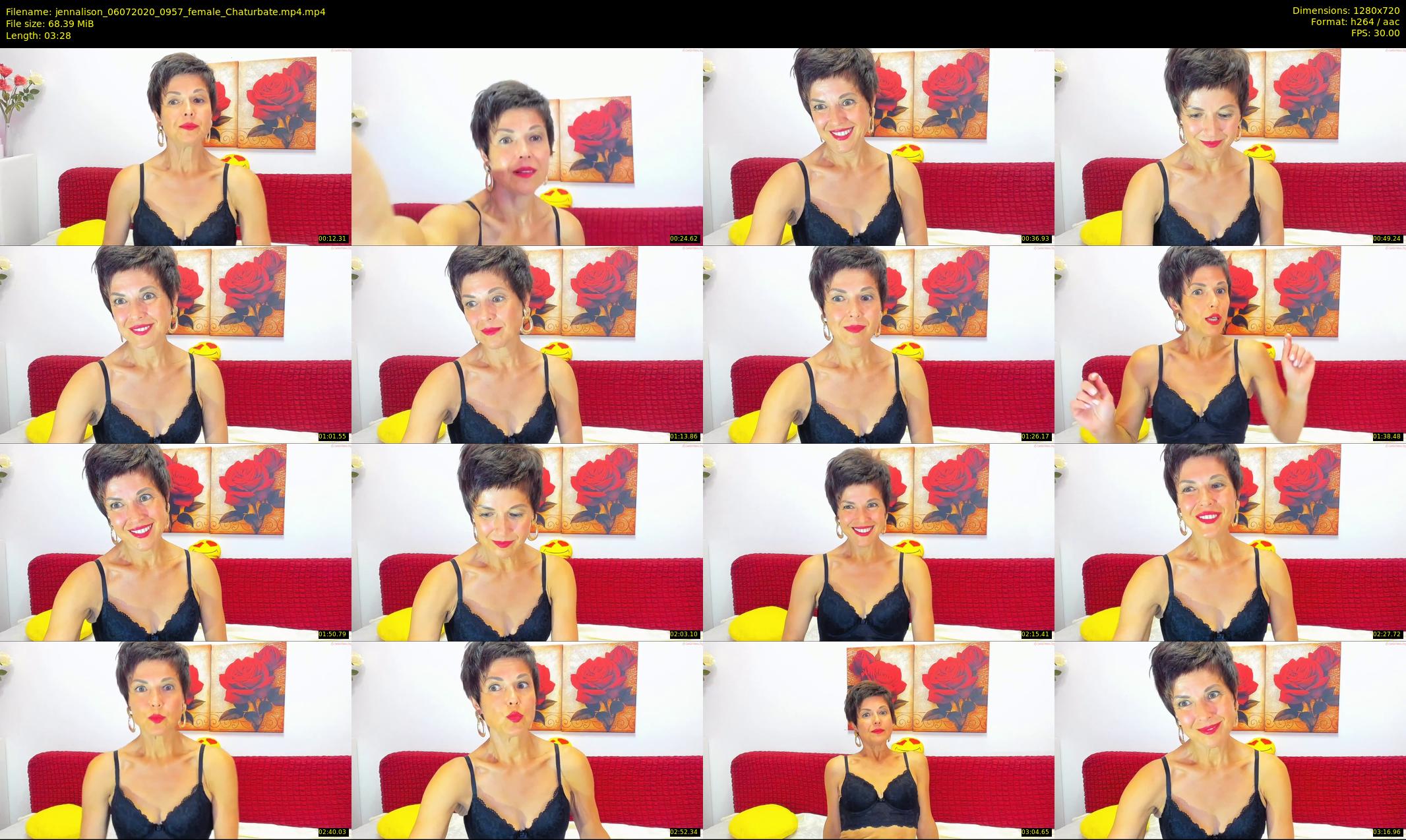 jennalison — 4 minute Chaturbate female cam show recording, 720p, Jul 6, 2020