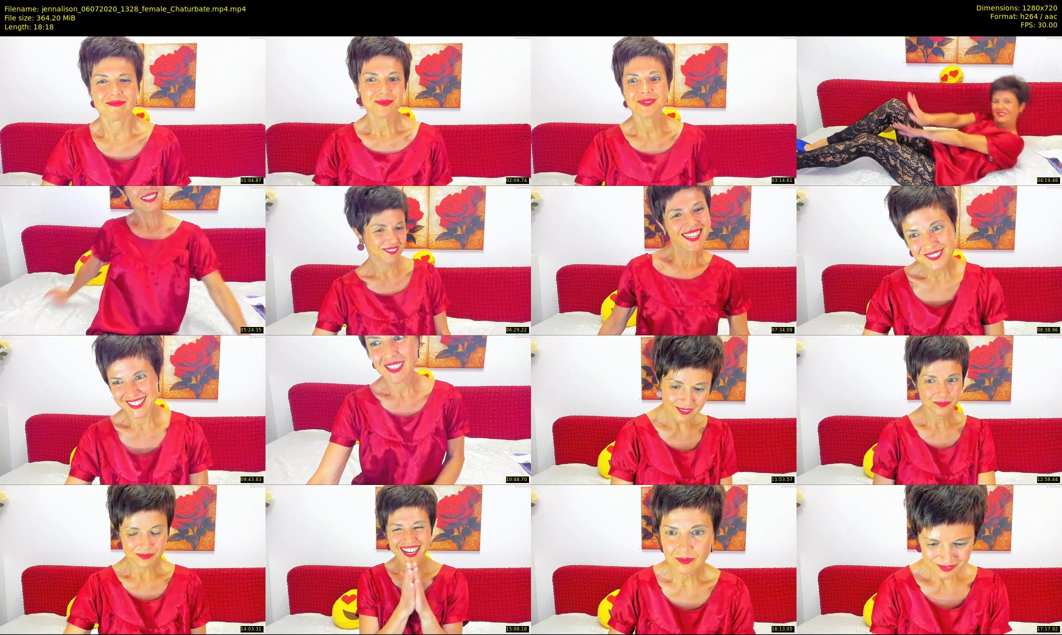 jennalison — 19 minute Chaturbate female cam show recording, 720p, Jul 6, 2020