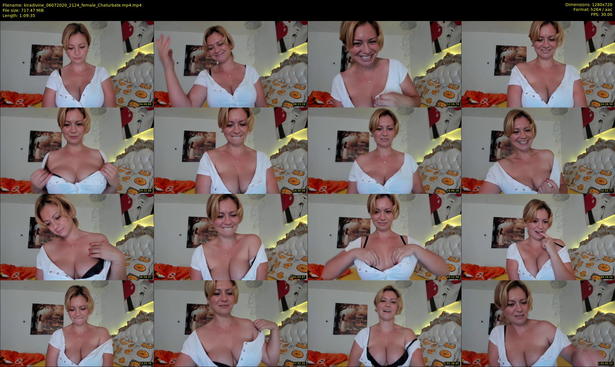 kiradivine — 70 minute Chaturbate female cam show recording, 720p, Jul 6, 2020