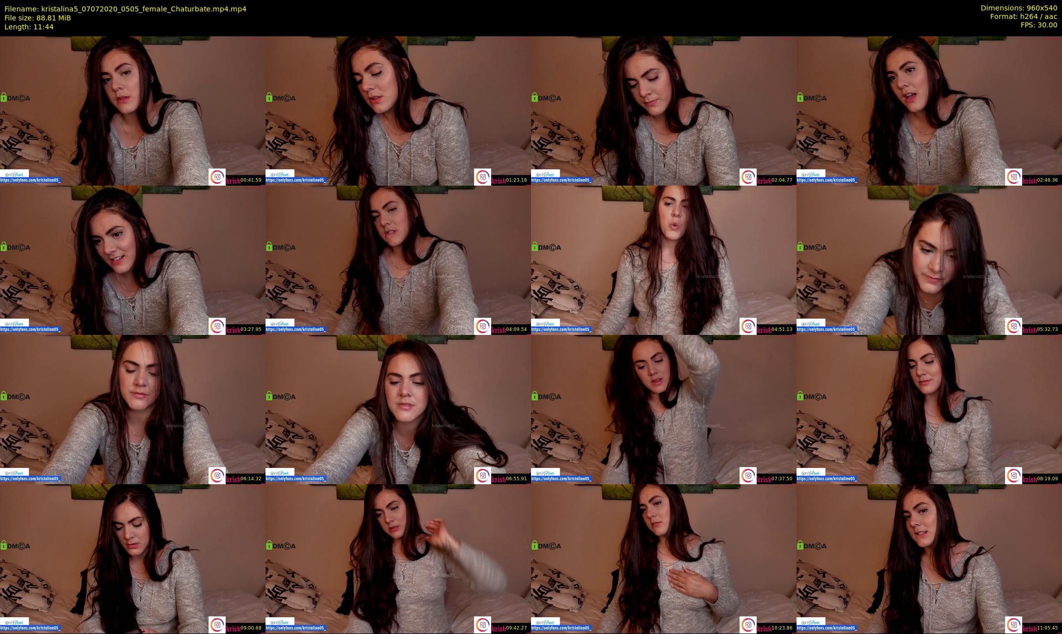 kristalina5 — 12 minute Chaturbate female cam show recording, 480p, Jul 7, 2020
