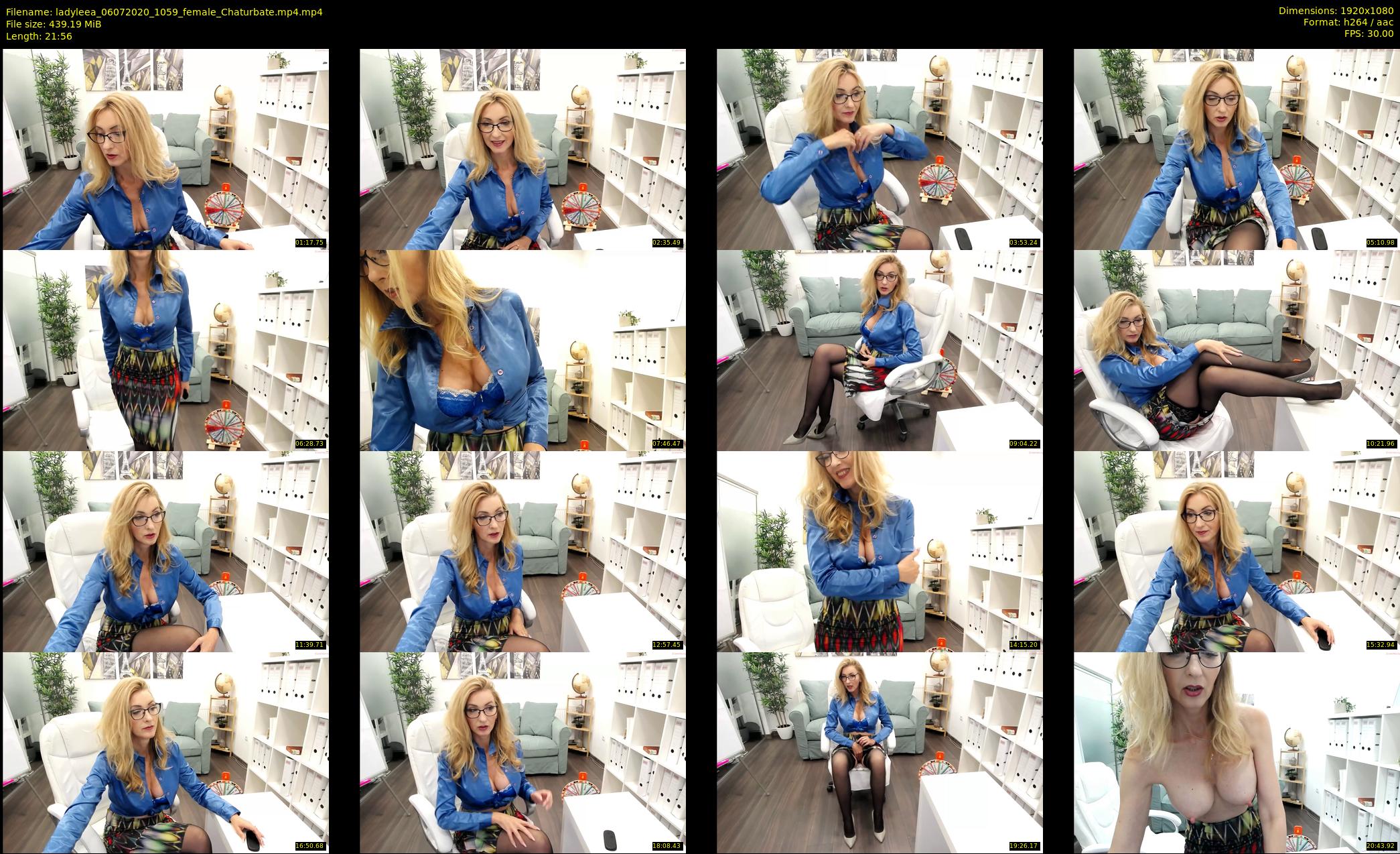 ladyleea — 22 minute Chaturbate female cam show recording, 1080p, Jul 6, 2020