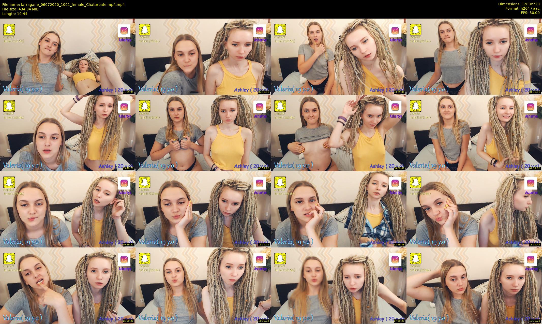 larragane — 20 minute Chaturbate couple cam show recording, 720p, Jul 6, 2020