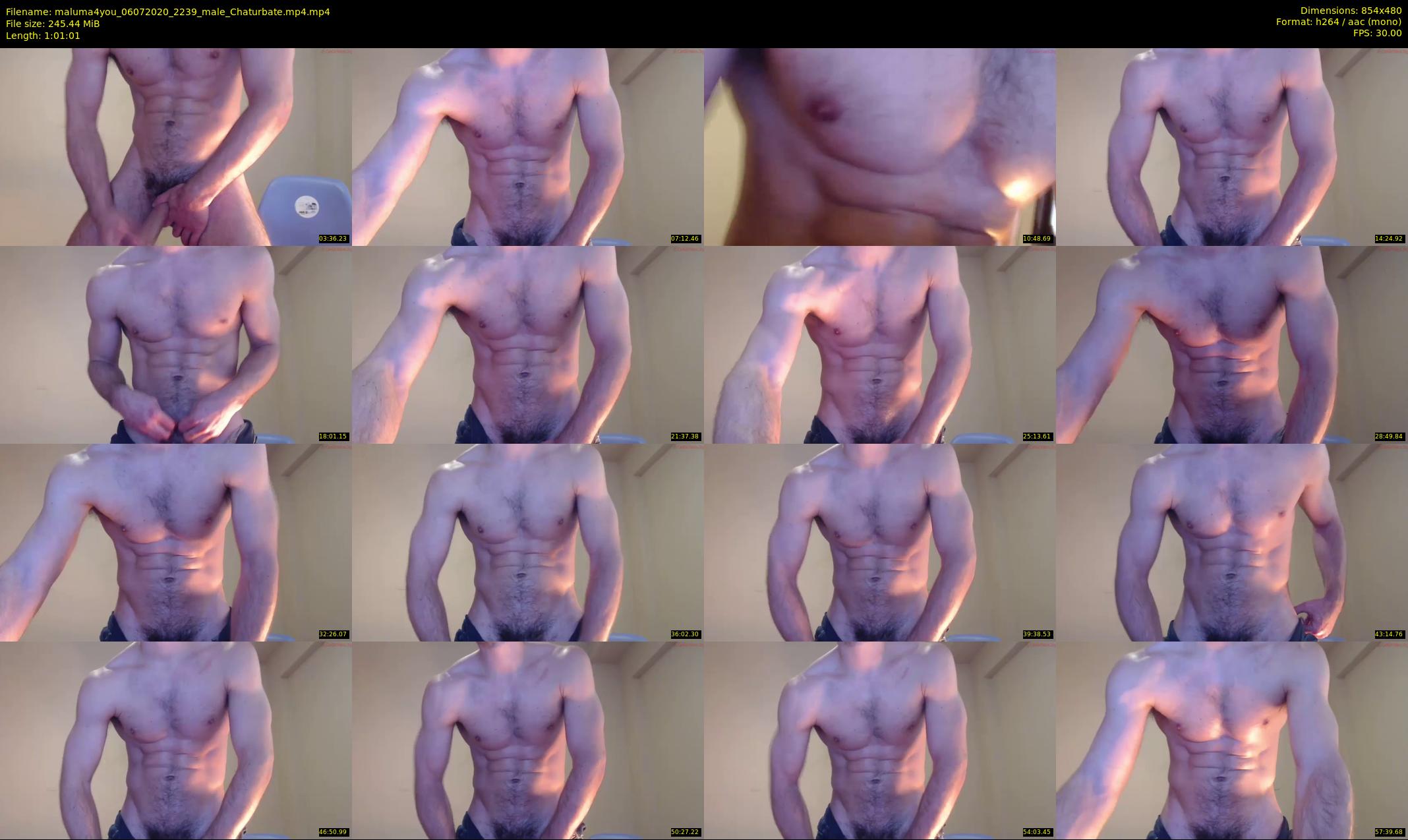 maluma4you — 62 minute Chaturbate male cam show recording, 480p, Jul 6, 2020