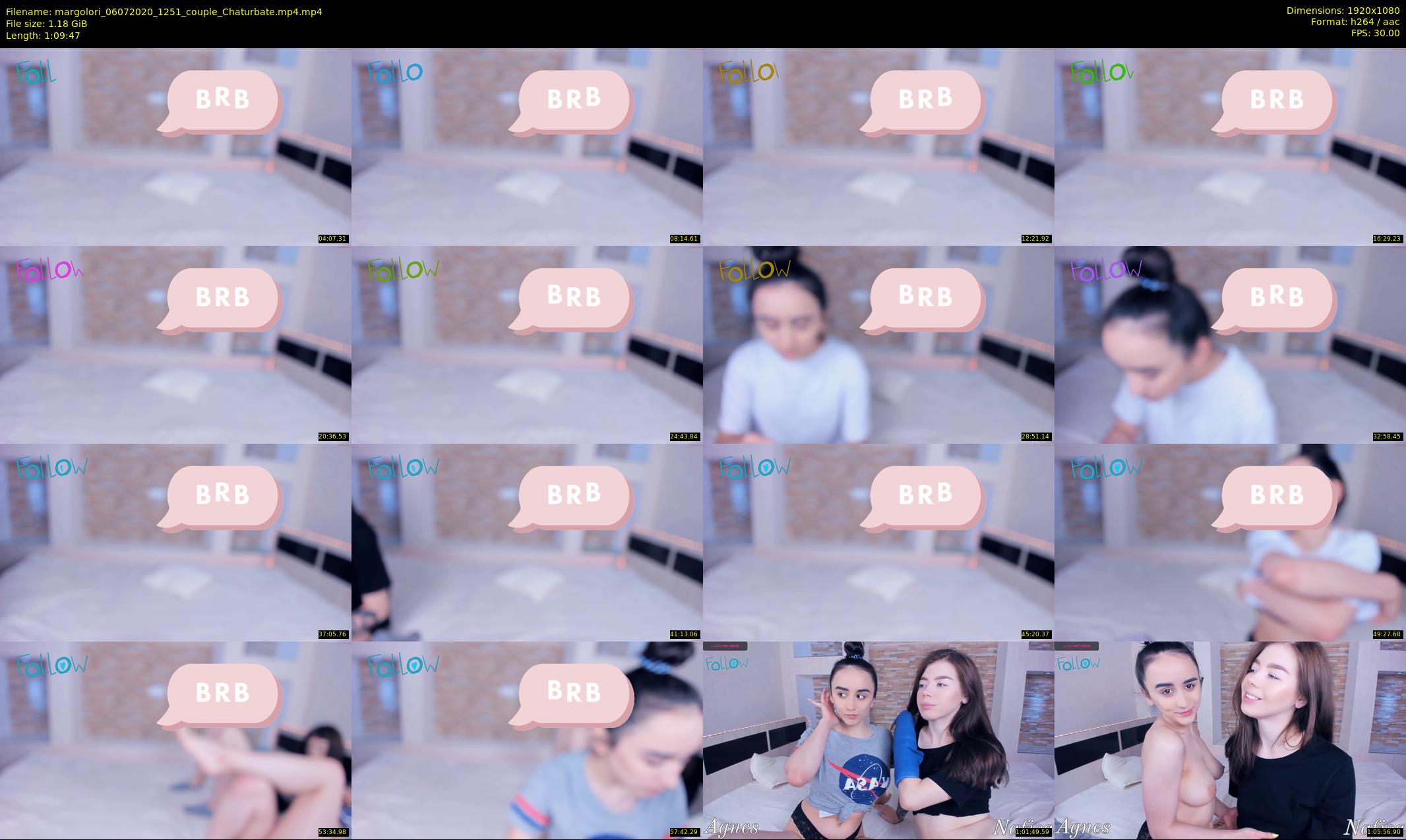 margolori — 70 minute Chaturbate couple cam show recording, 1080p, Jul 6, 2020