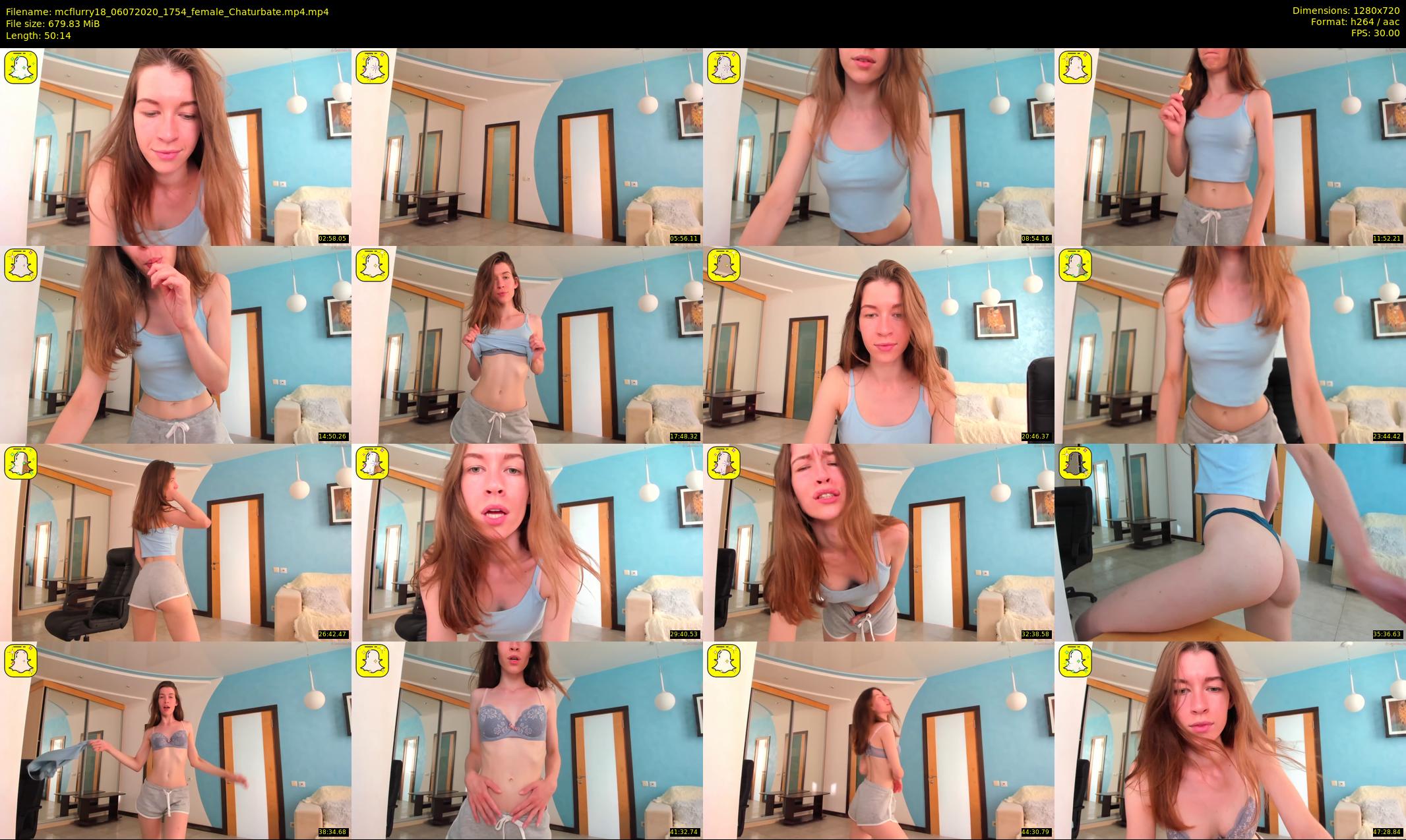 mcflurry18 — 51 minute Chaturbate female cam show recording, 720p, Jul 6, 2020