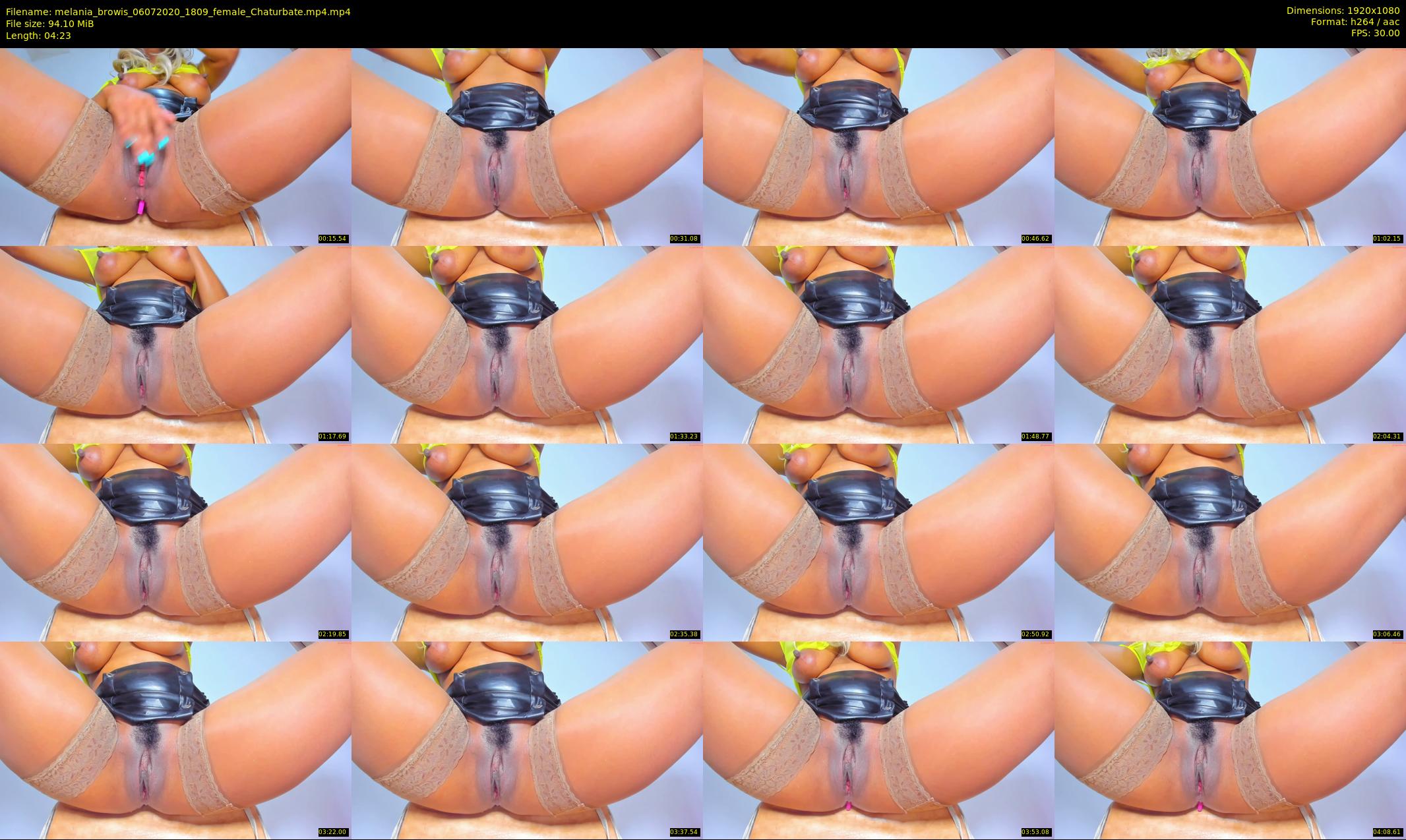 melania_browis — 5 minute Chaturbate female cam show recording, 1080p, Jul 6, 2020