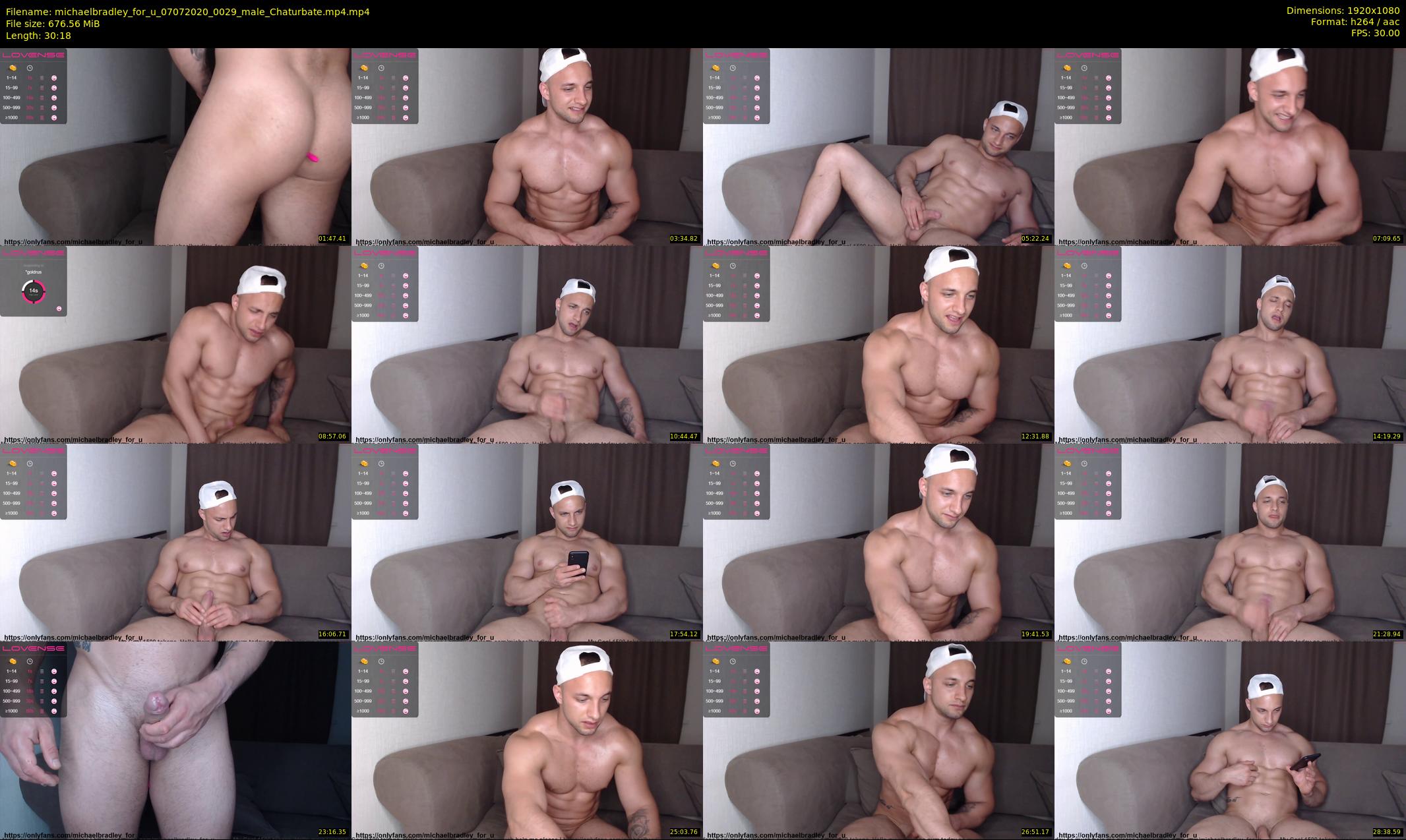 michaelbradley_for_u — 31 minute Chaturbate male cam show recording, 1080p, Jul 7, 2020