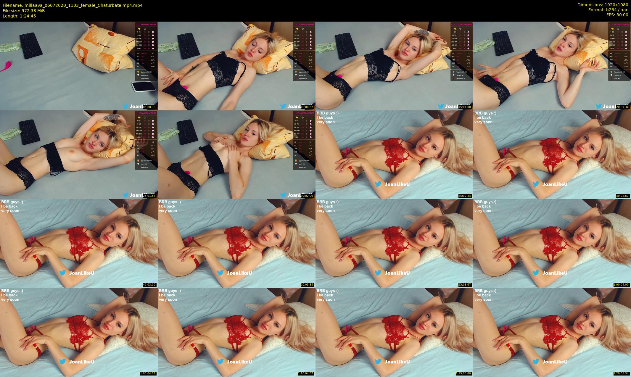 millaava — 85 minute Chaturbate female cam show recording, 1080p, Jul 6, 2020
