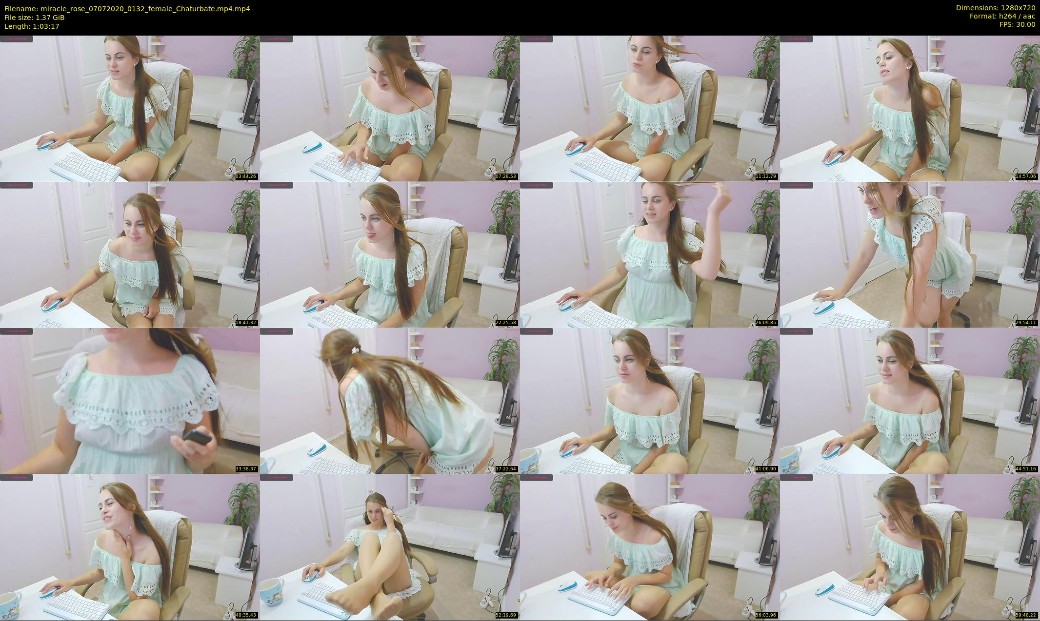 miracle_rose — 64 minute Chaturbate female cam show recording, 720p, Jul 7, 2020