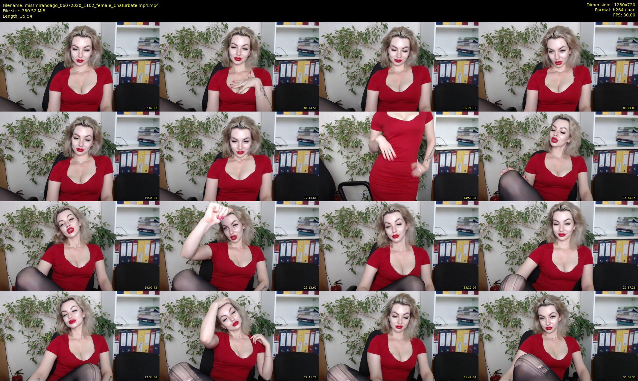 missmirandagd — 36 minute Chaturbate female cam show recording, 720p, Jul 6, 2020