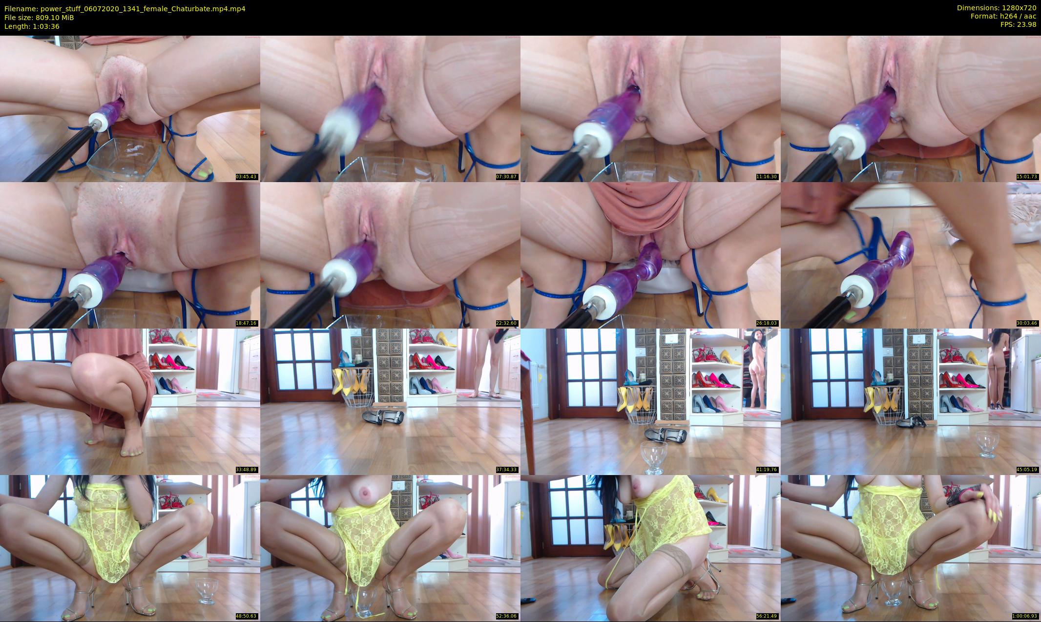 power_stuff — 64 minute Chaturbate female cam show recording, 720p, Jul 6, 2020
