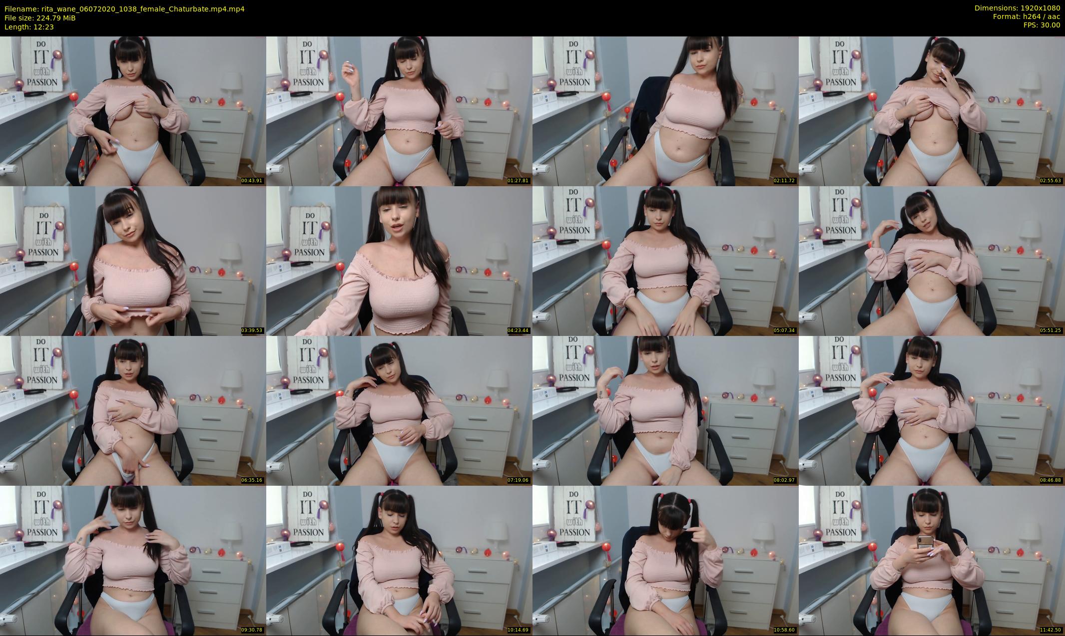 rita_wane — 13 minute Chaturbate female cam show recording, 1080p, Jul 6, 2020