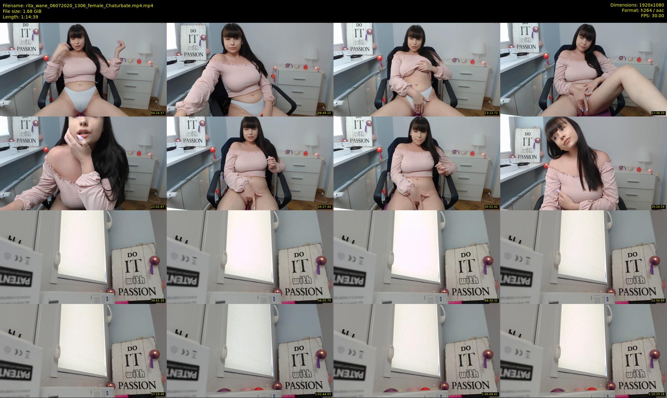 rita_wane — 75 minute Chaturbate female cam show recording, 1080p, Jul 6, 2020