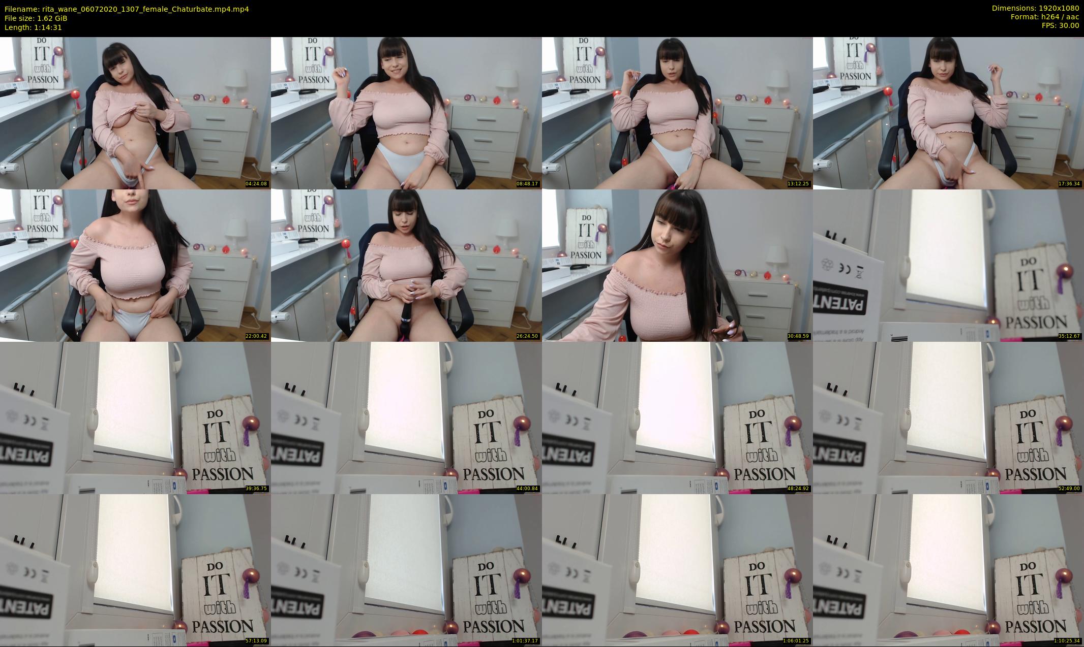 rita_wane — 75 minute Chaturbate female cam show recording, 1080p, Jul 6, 2020