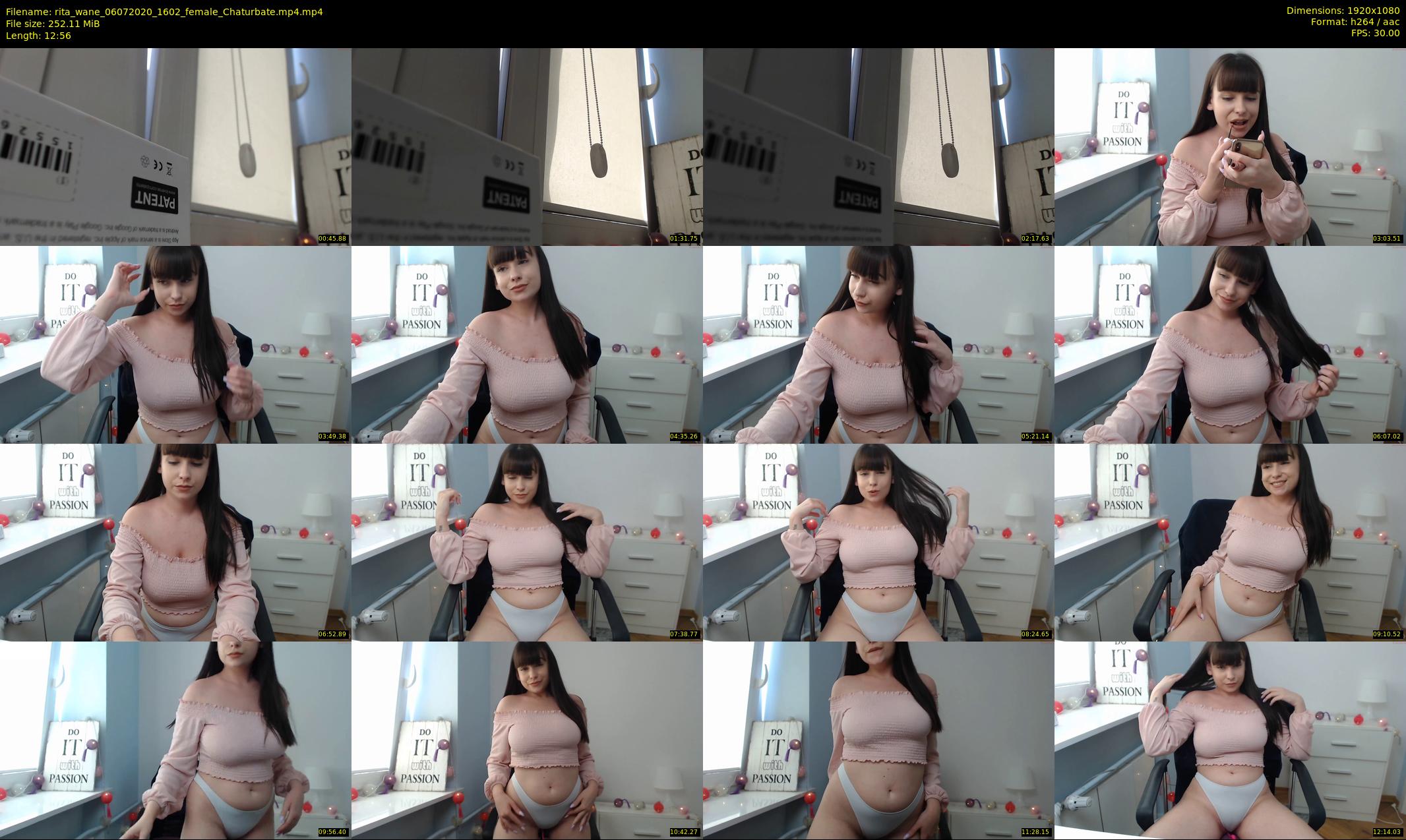 rita_wane — 13 minute Chaturbate female cam show recording, 1080p, Jul 6, 2020