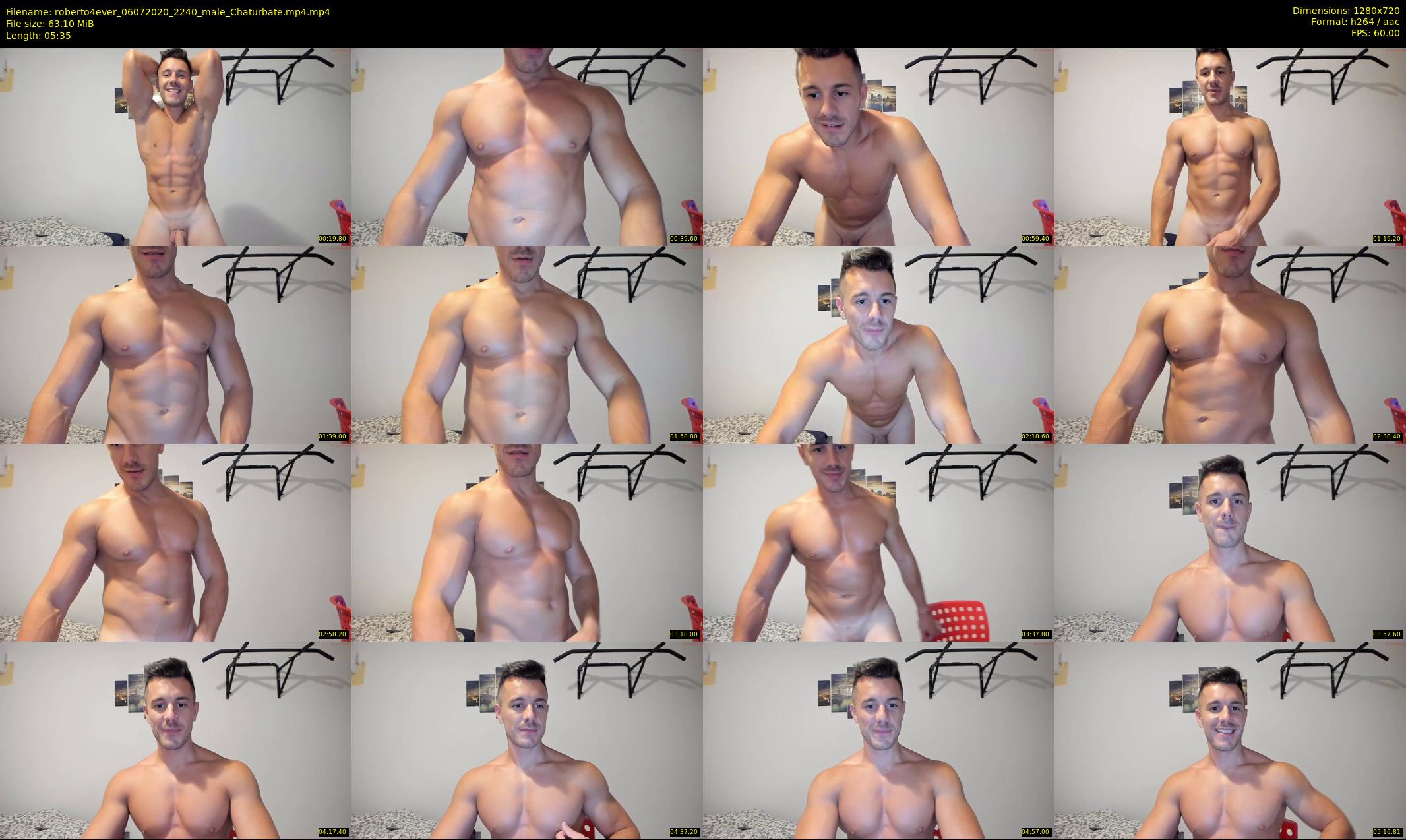 roberto4ever — 6 minute Chaturbate male cam show recording, 720p, Jul 6, 2020
