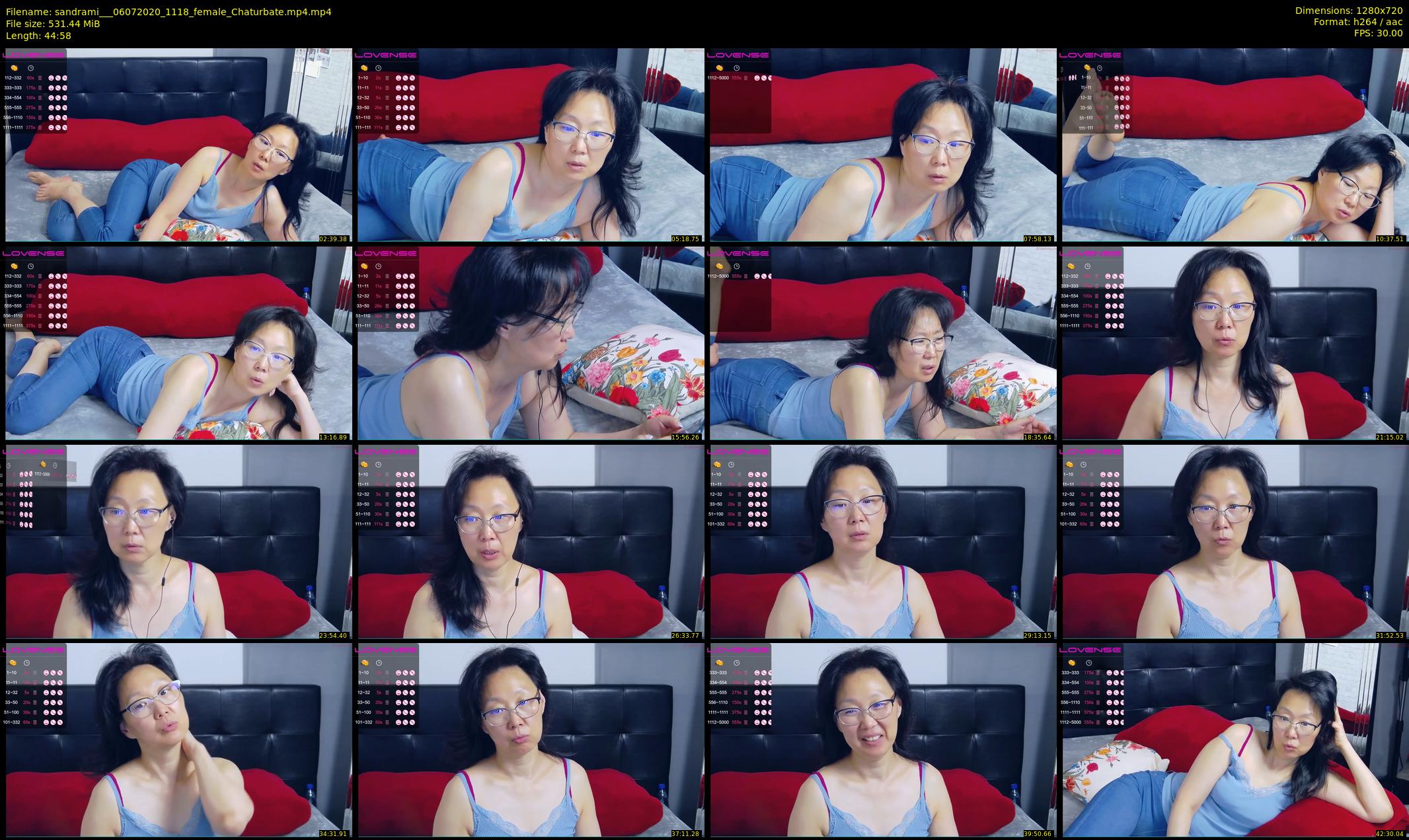 sandrami__ — 45 minute Chaturbate female cam show recording, 720p, Jul 6, 2020