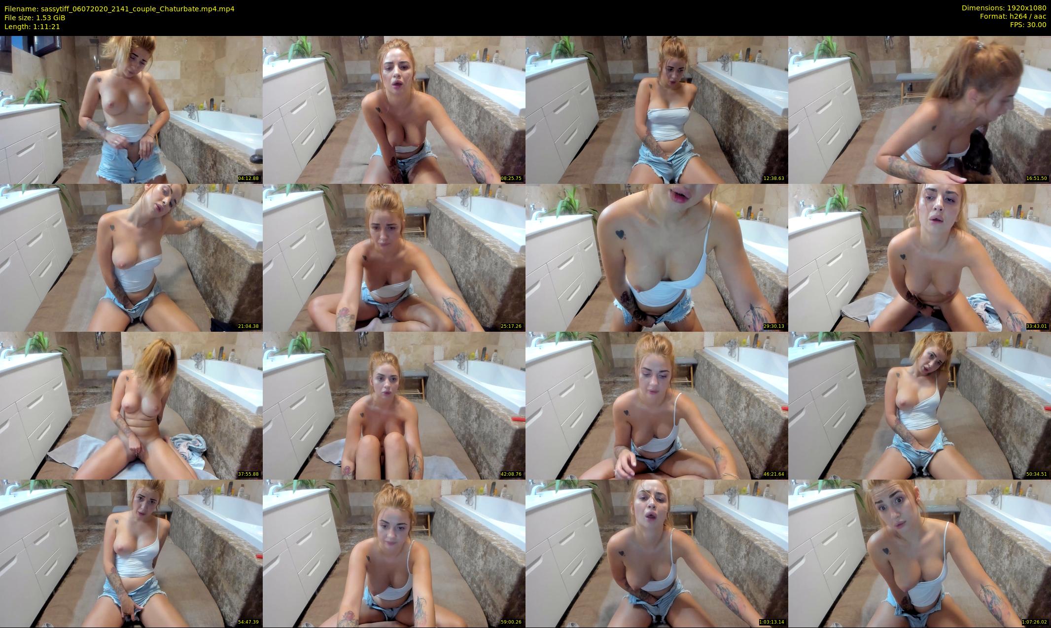 sassytiff — 72 minute Chaturbate couple cam show recording, 1080p, Jul 6, 2020