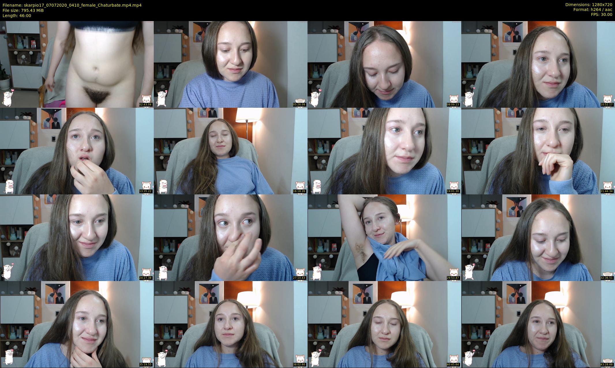 skarpio17 — 46 minute Chaturbate female cam show recording, 720p, Jul 7, 2020