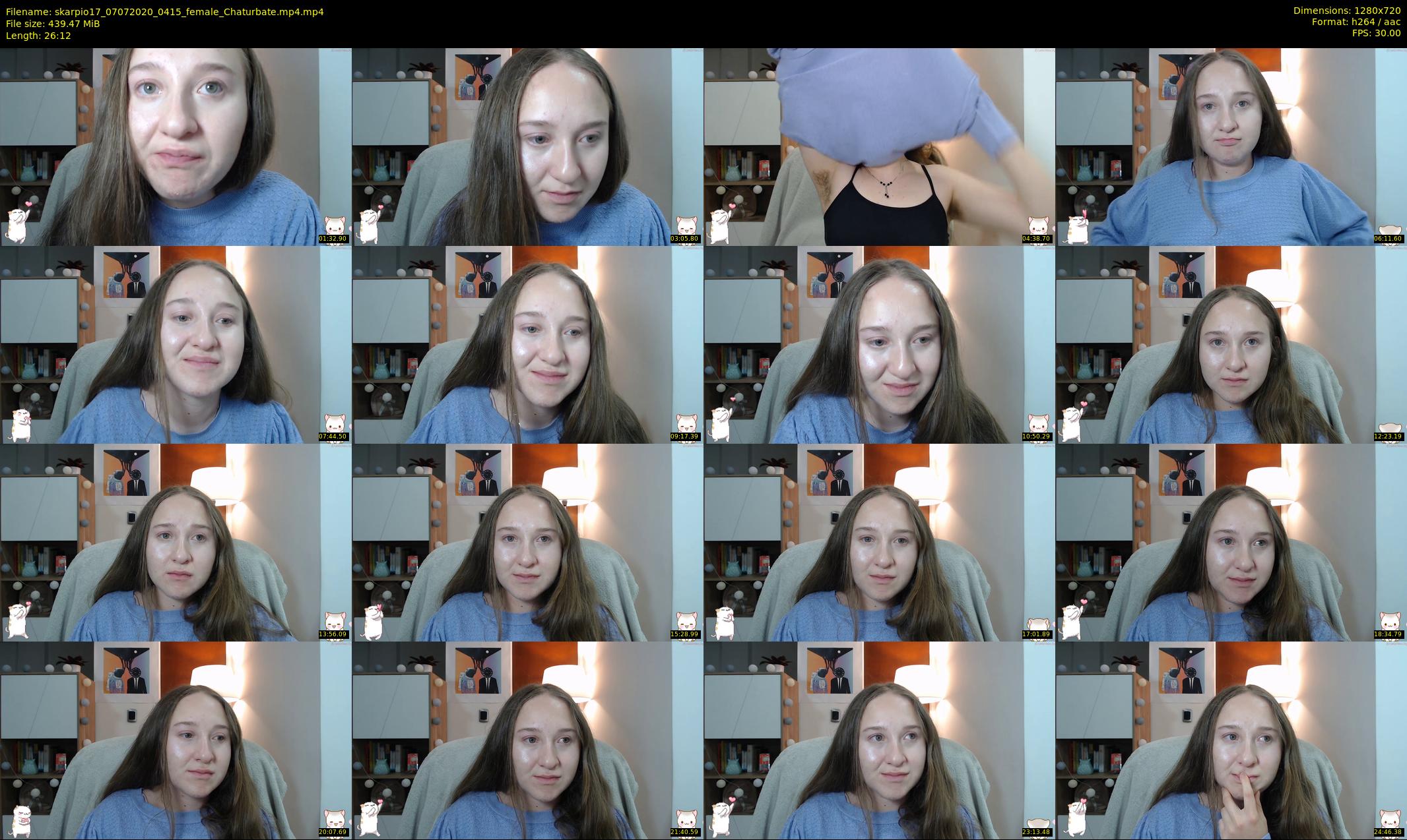 skarpio17 — 27 minute Chaturbate female cam show recording, 720p, Jul 7, 2020