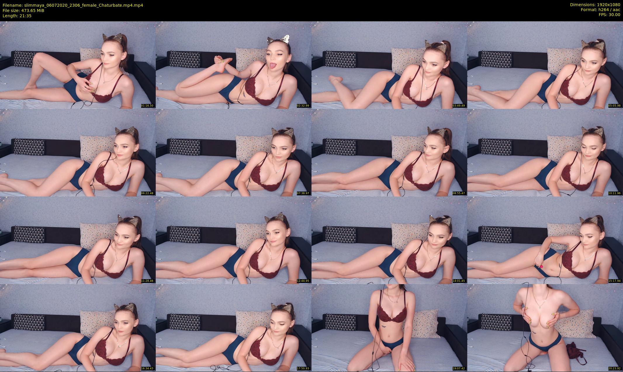 slimmaya — 22 minute Chaturbate female cam show recording, 1080p, Jul 6, 2020