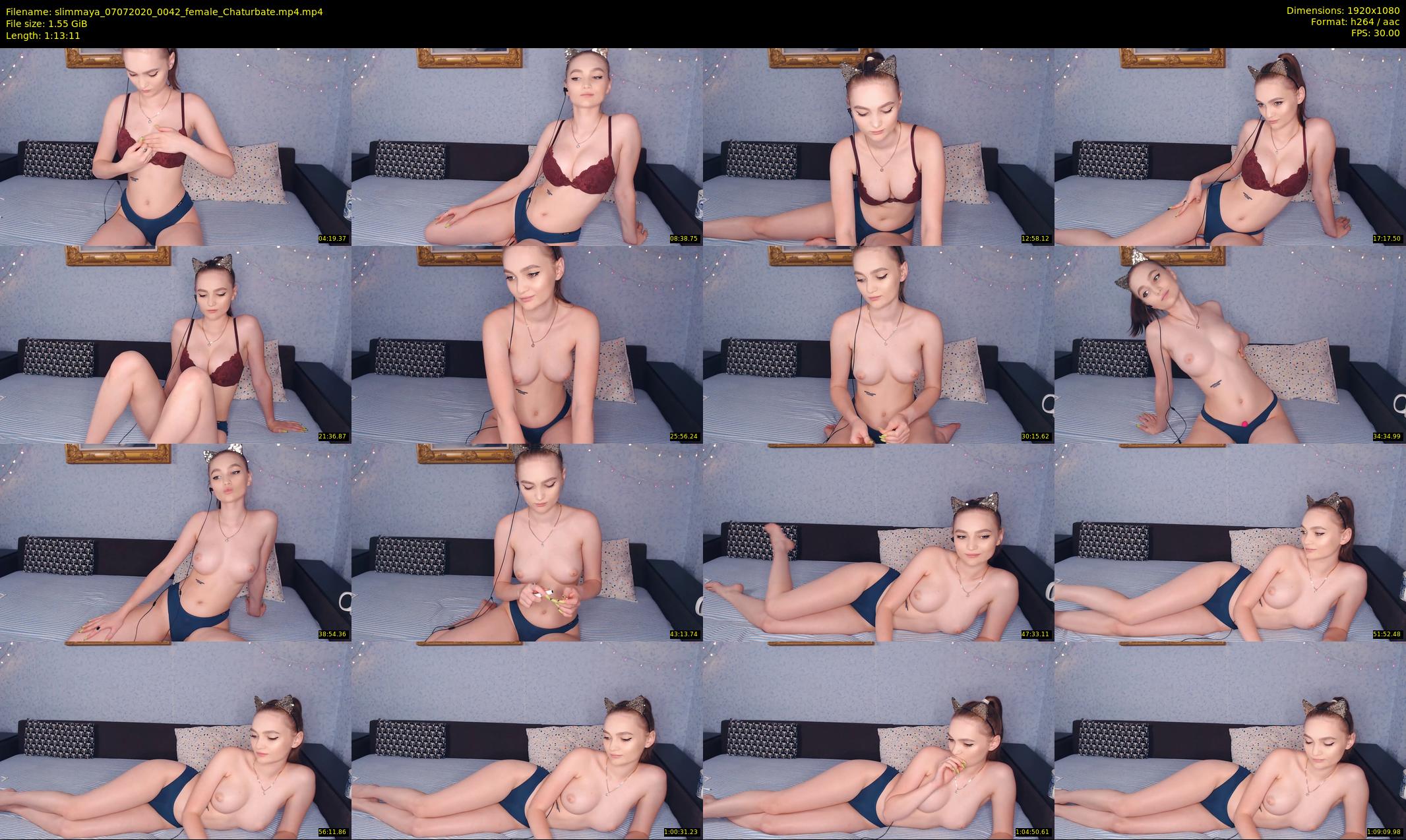 slimmaya — 74 minute Chaturbate female cam show recording, 1080p, Jul 7, 2020