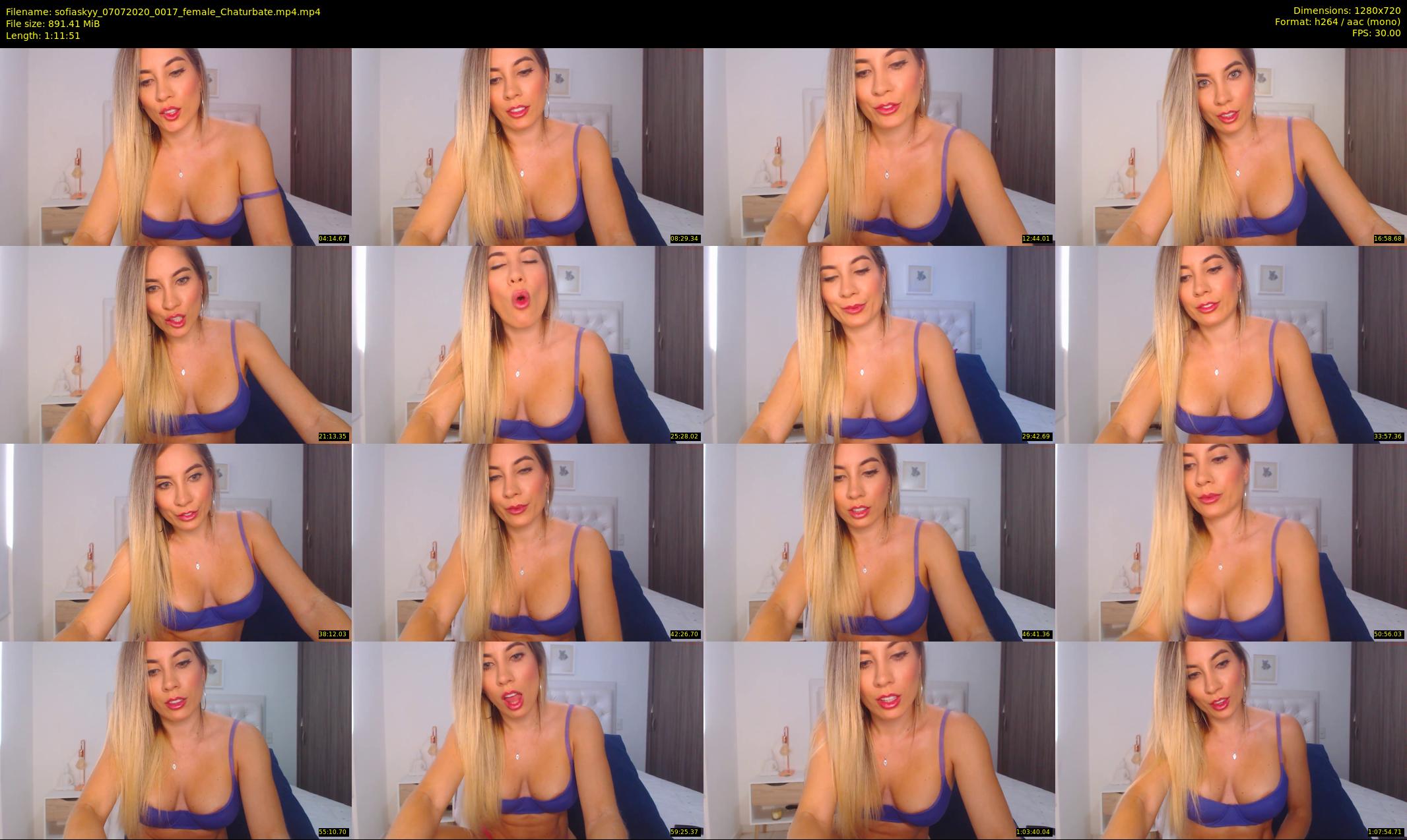 sofiaskyy — 72 minute Chaturbate female cam show recording, 720p, Jul 7, 2020