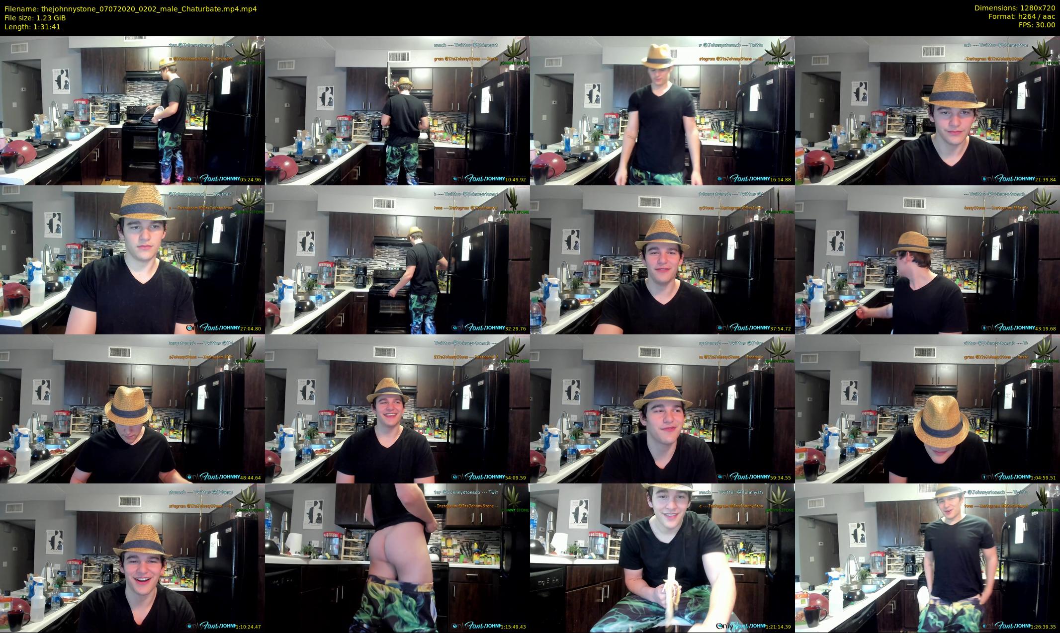 thejohnnystone — 92 minute Chaturbate male cam show recording, 720p, Jul 7, 2020
