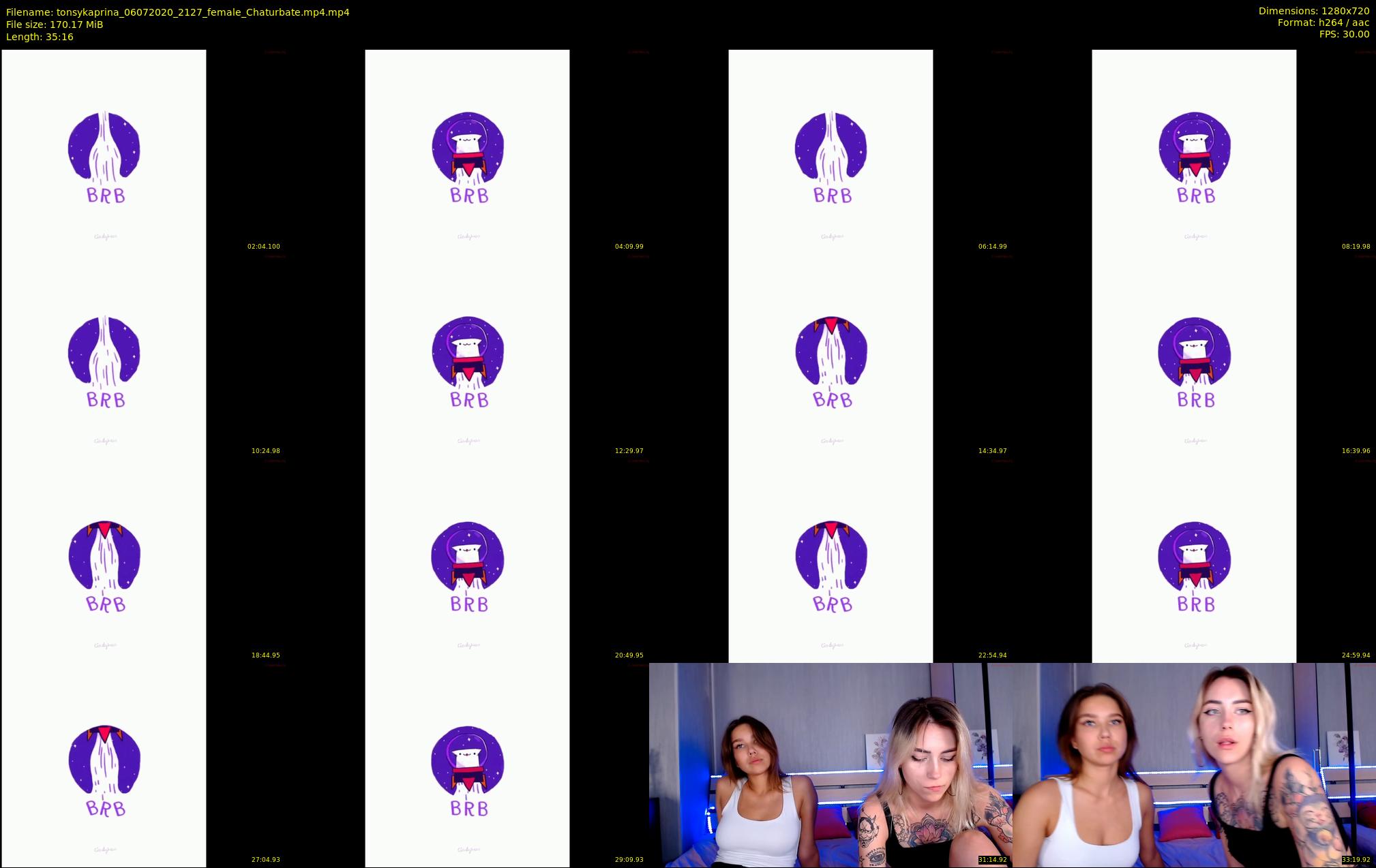 tonsykaprina — 36 minute Chaturbate couple cam show recording, 720p, Jul 6, 2020