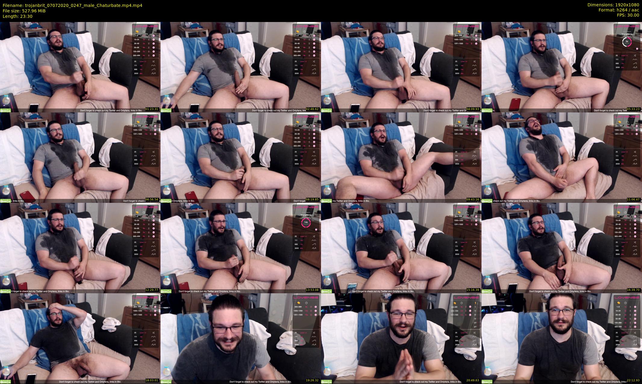 trojanbrit — 24 minute Chaturbate male cam show recording, 1080p, Jul 7, 2020