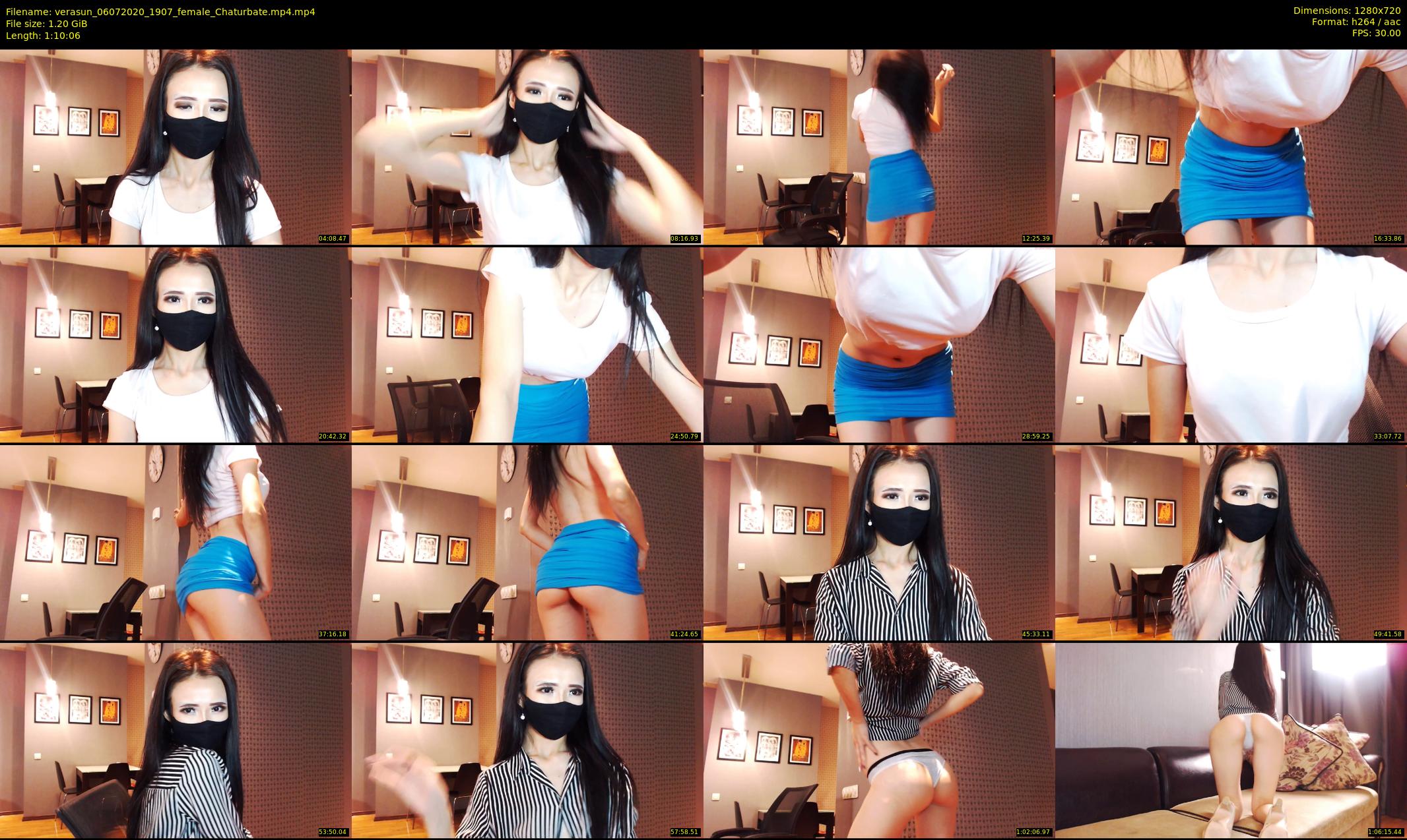 verasun — 71 minute Chaturbate female cam show recording, 720p, Jul 6, 2020