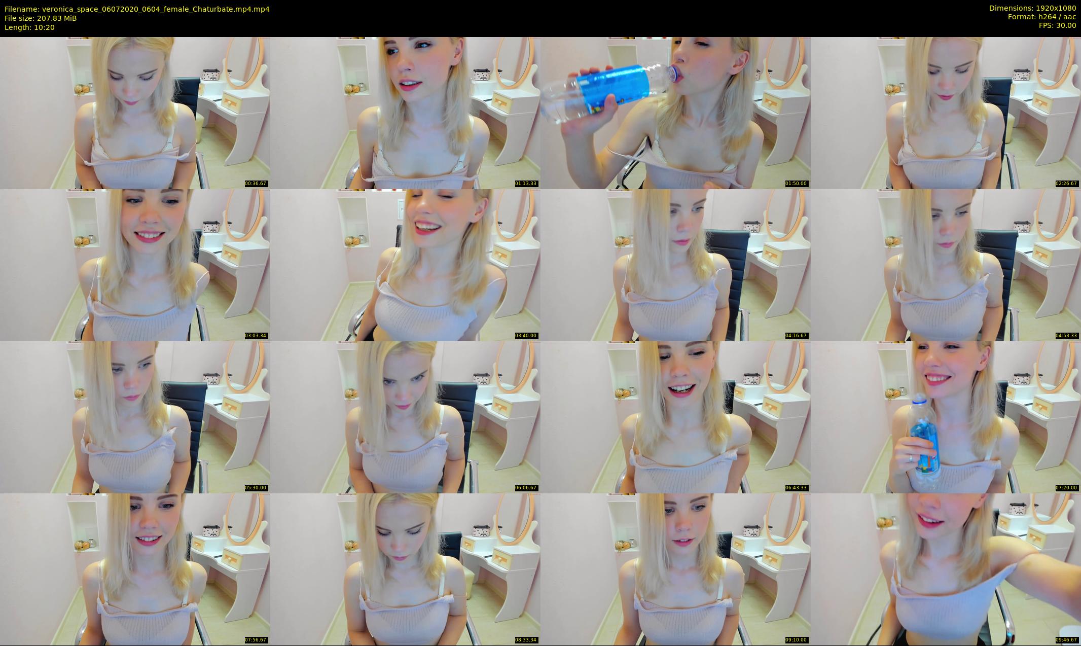 veronica_space — 11 minute Chaturbate female cam show recording, 1080p, Jul 6, 2020