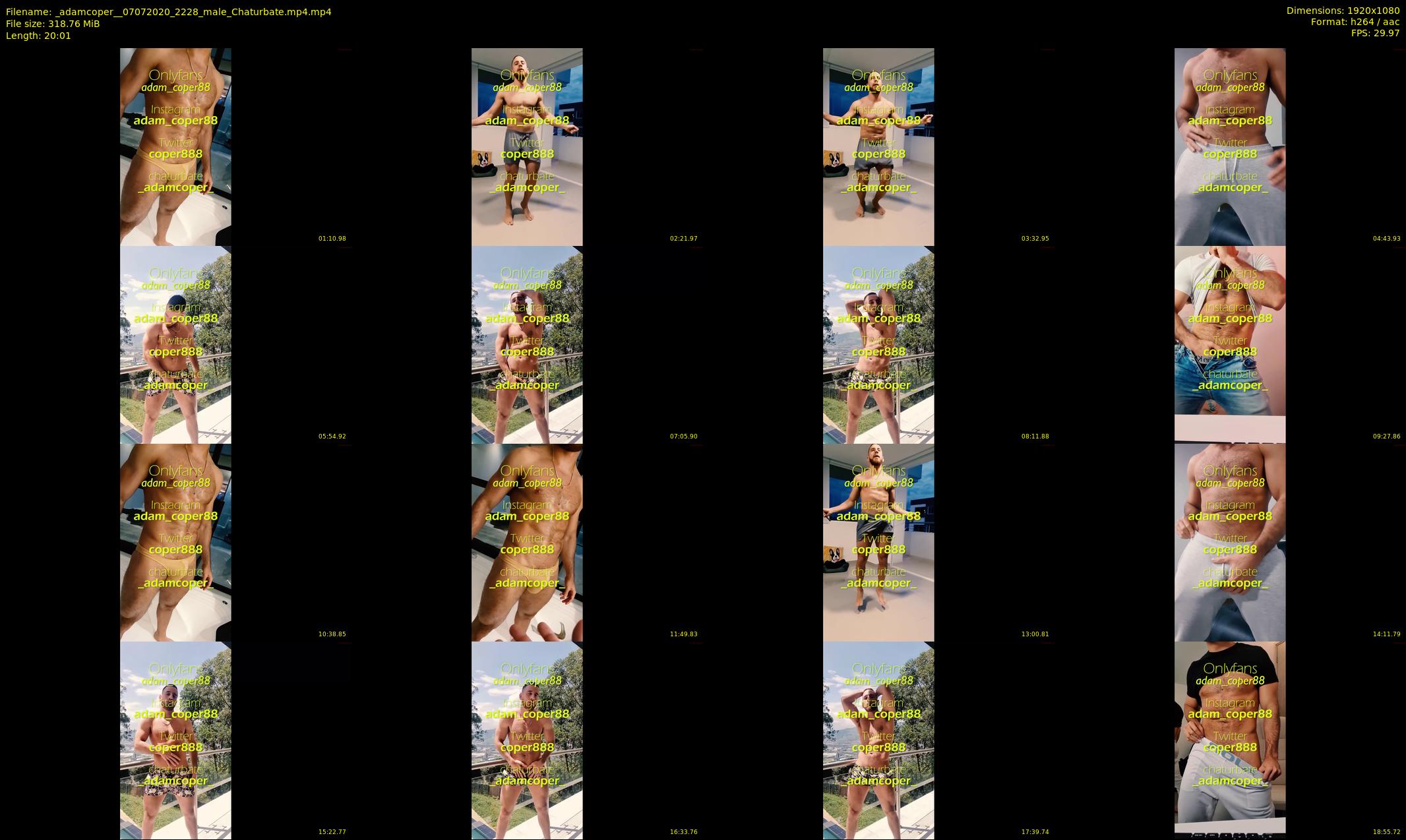 _adamcoper_ — 21 minute Chaturbate male cam show recording, 1080p, Jul 7, 2020