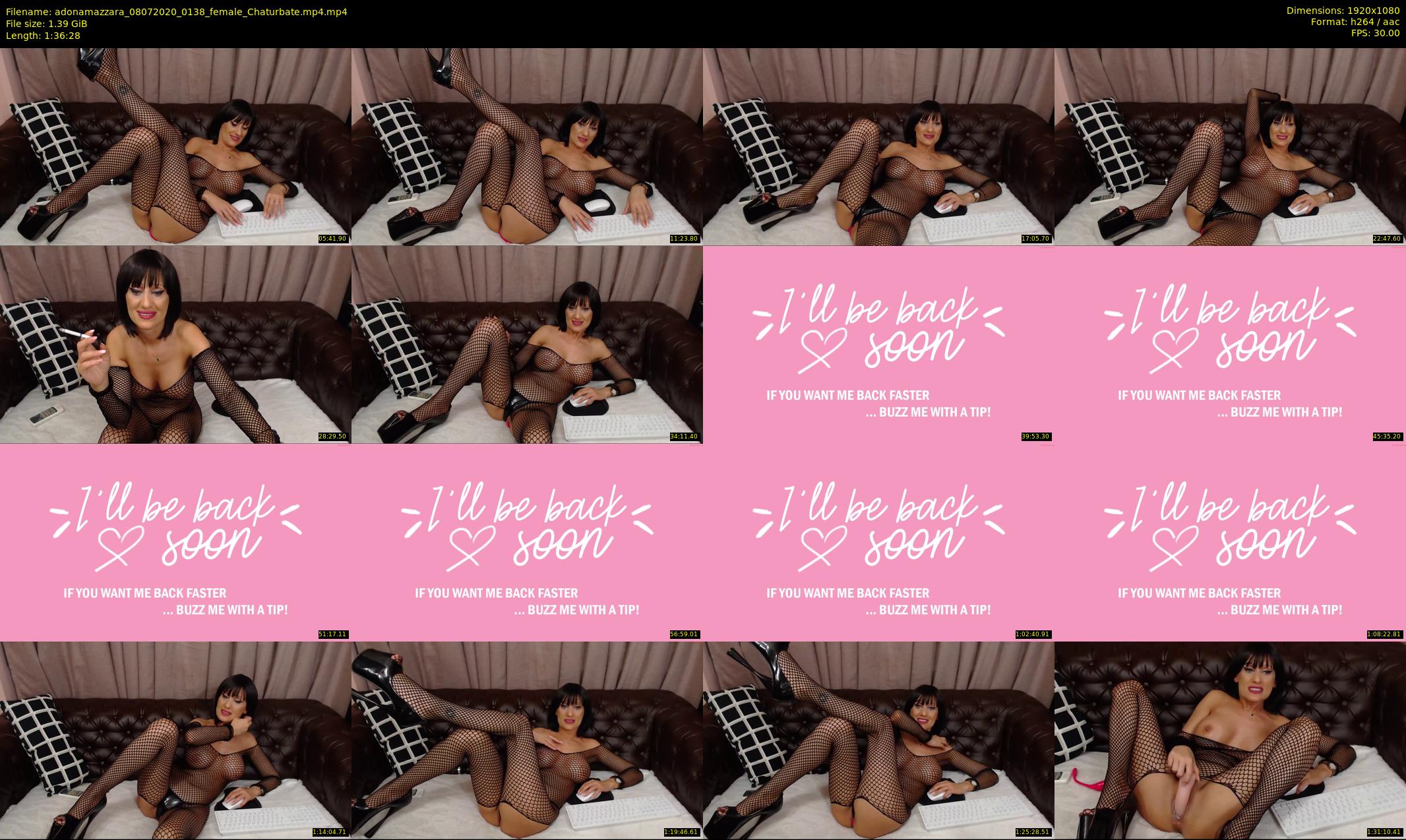 adonamazzara — 97 minute Chaturbate female cam show recording, 1080p, Jul 8, 2020