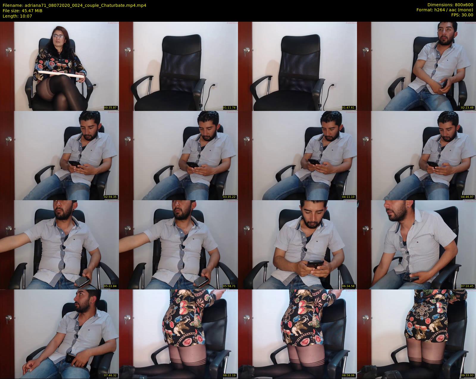 adriana71 — 11 minute Chaturbate couple cam show recording, 480p, Jul 8, 2020